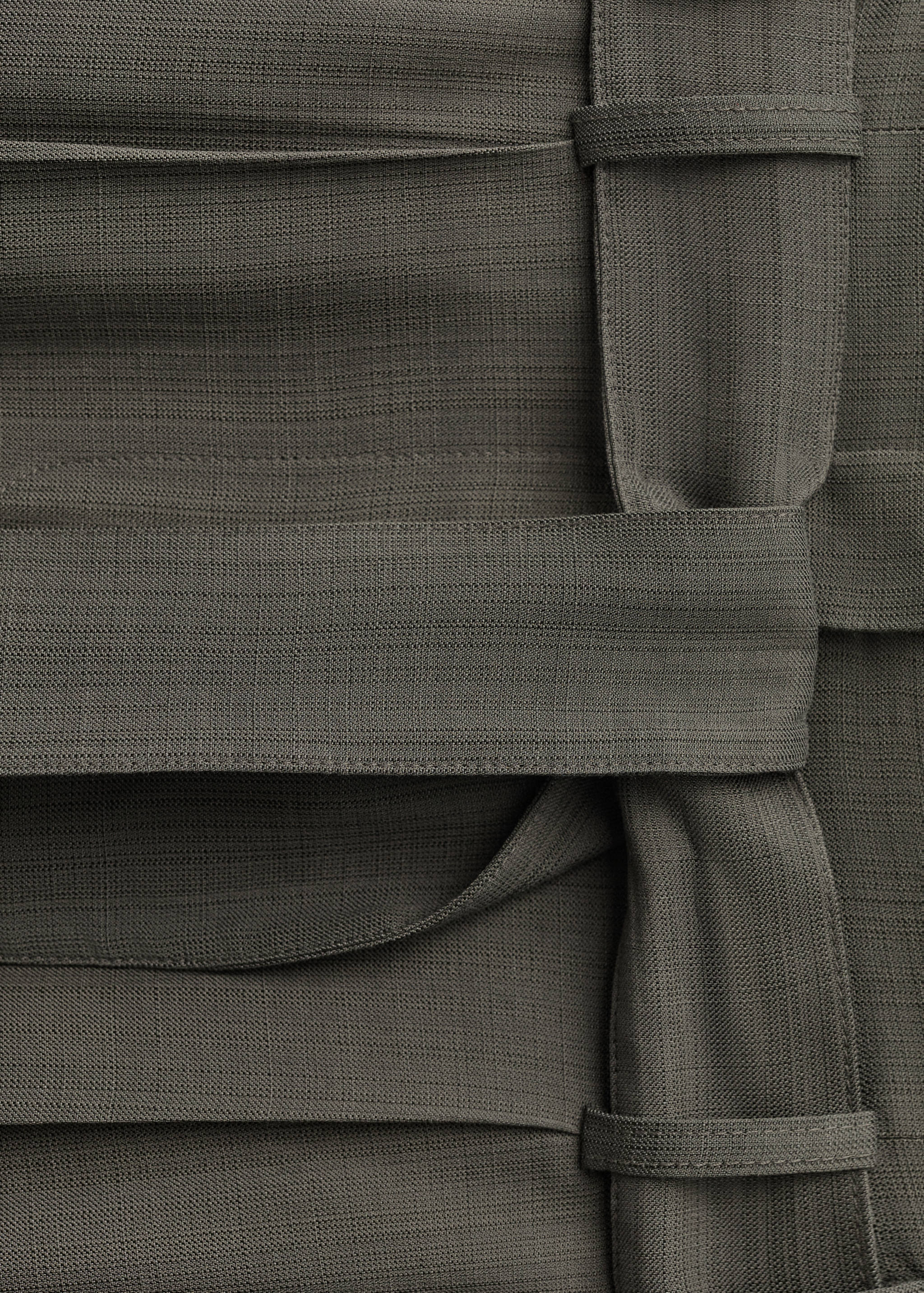 Pantalón traje pinzas cinturón - Detalle del artículo 0