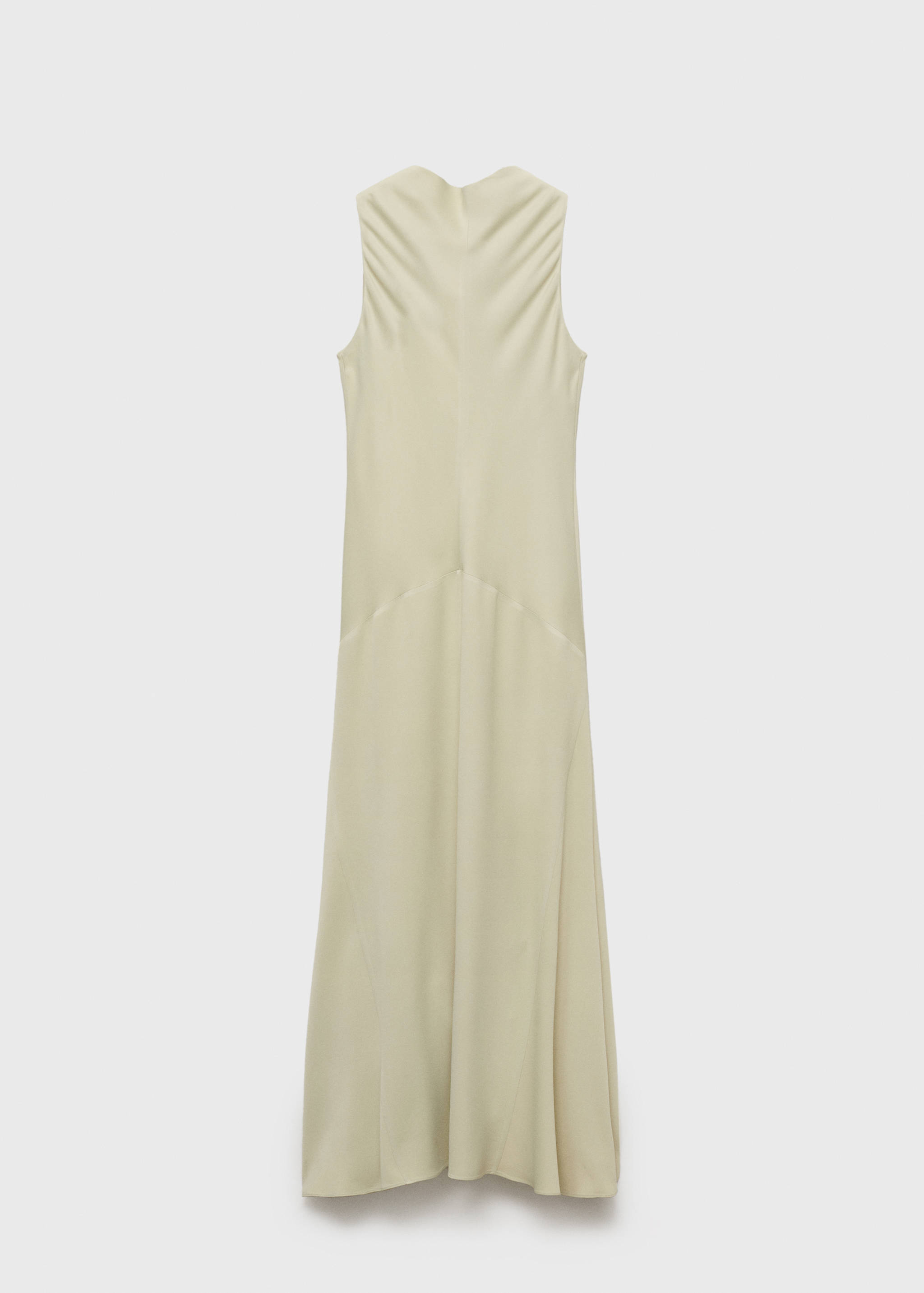 Satin dress with back opening - Article without model