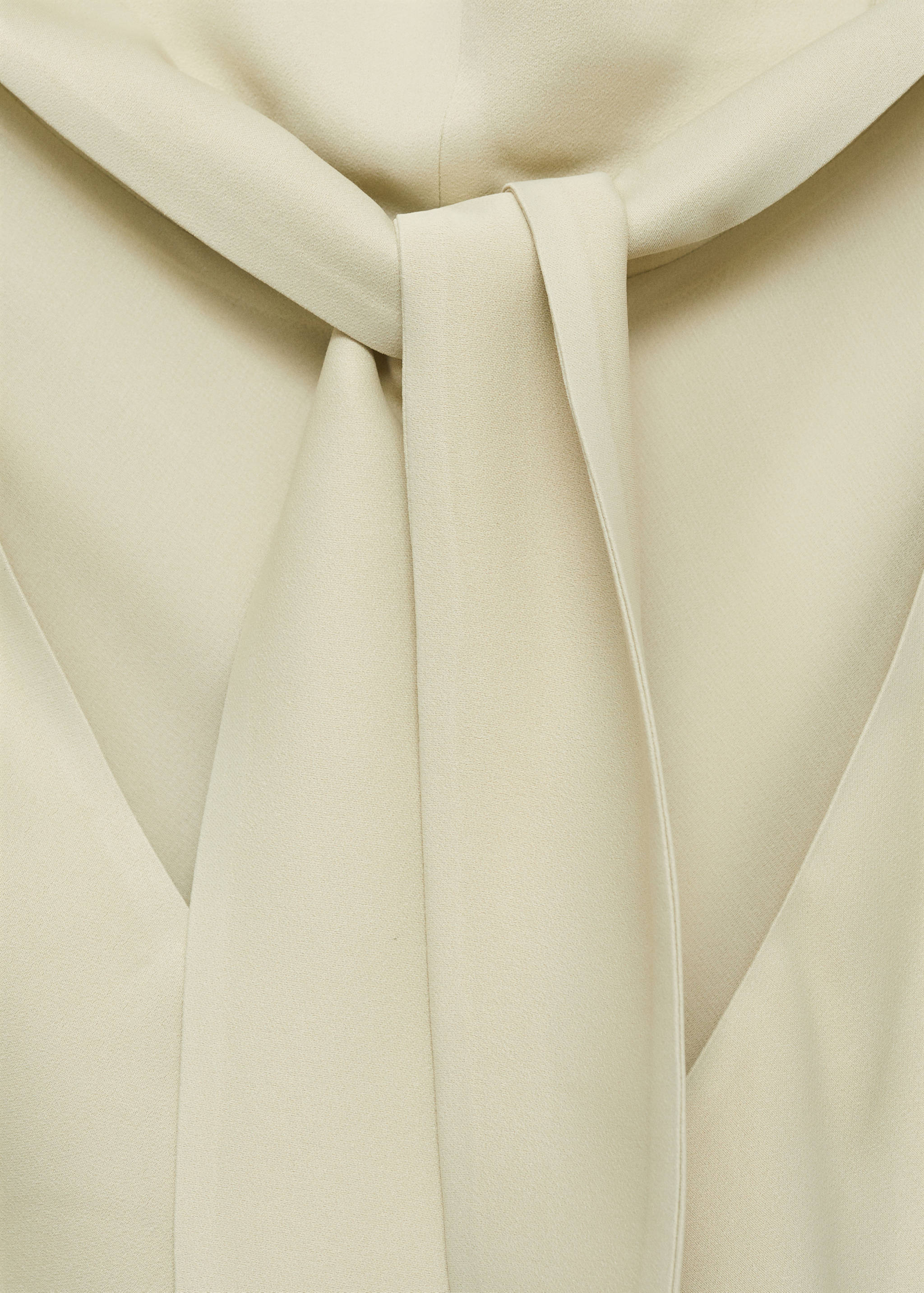 Satin dress with back opening - Details of the article 8