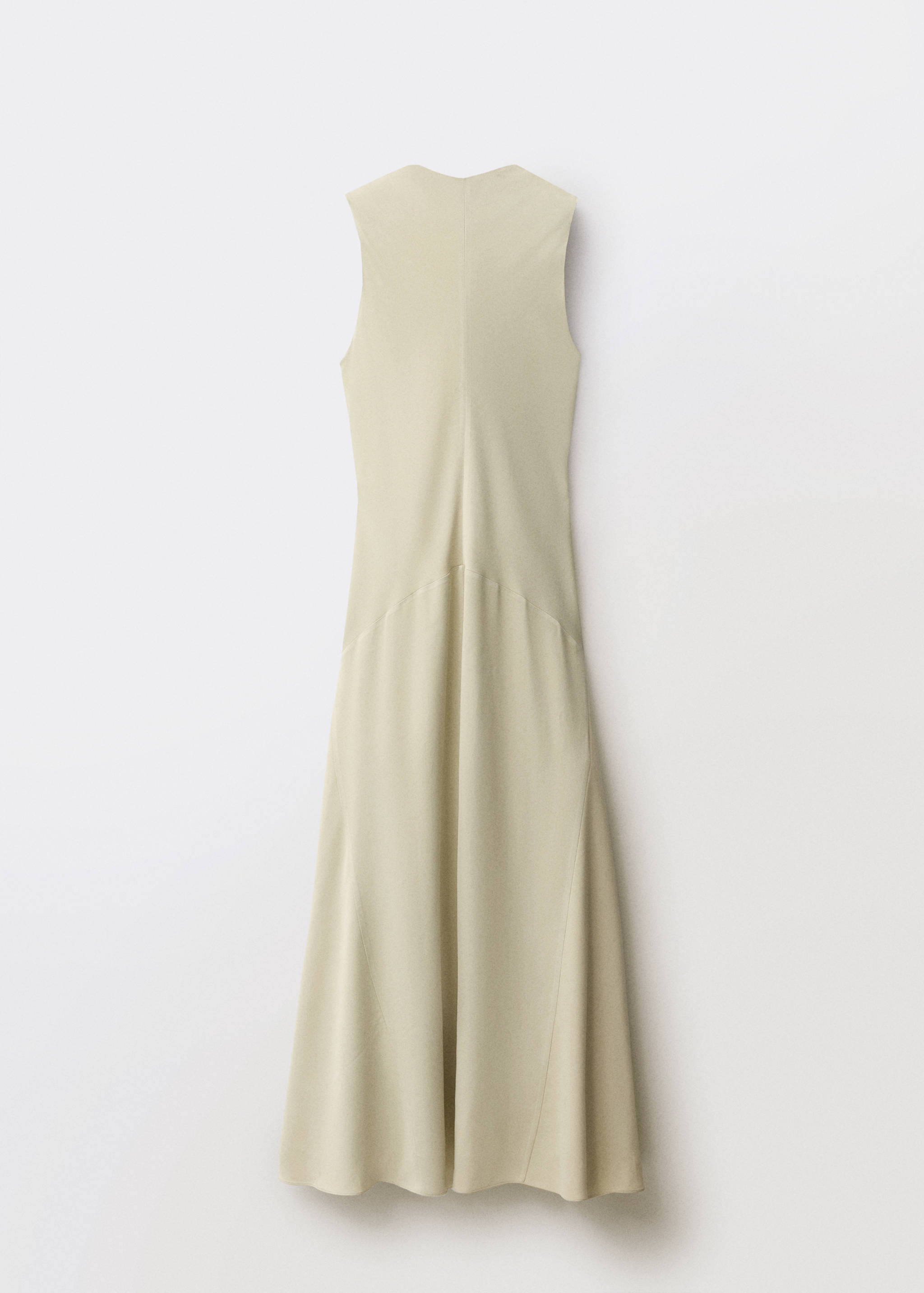 Satin dress with back opening - Article without model