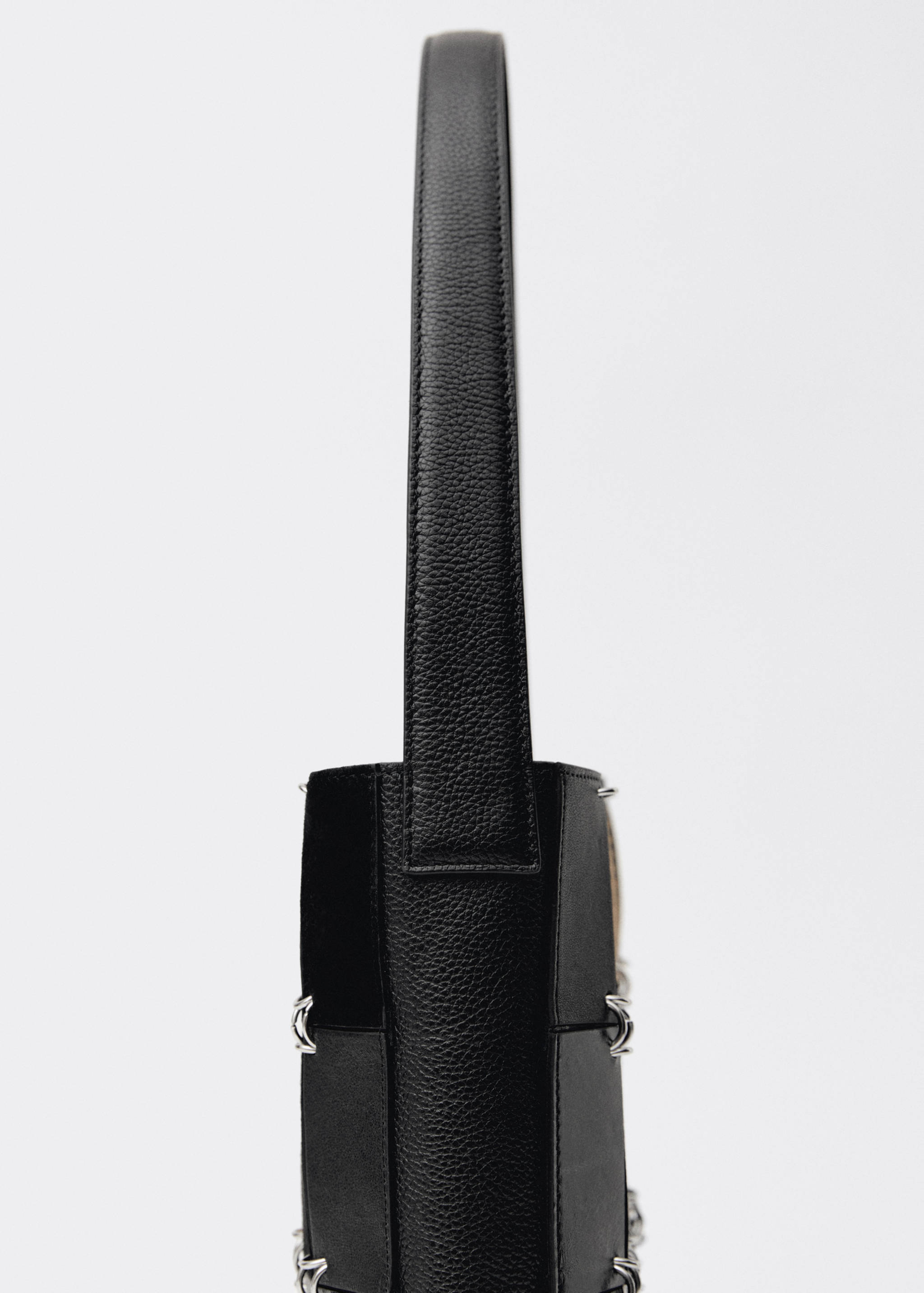 Combined-patchwork leather bag - Details of the article 3