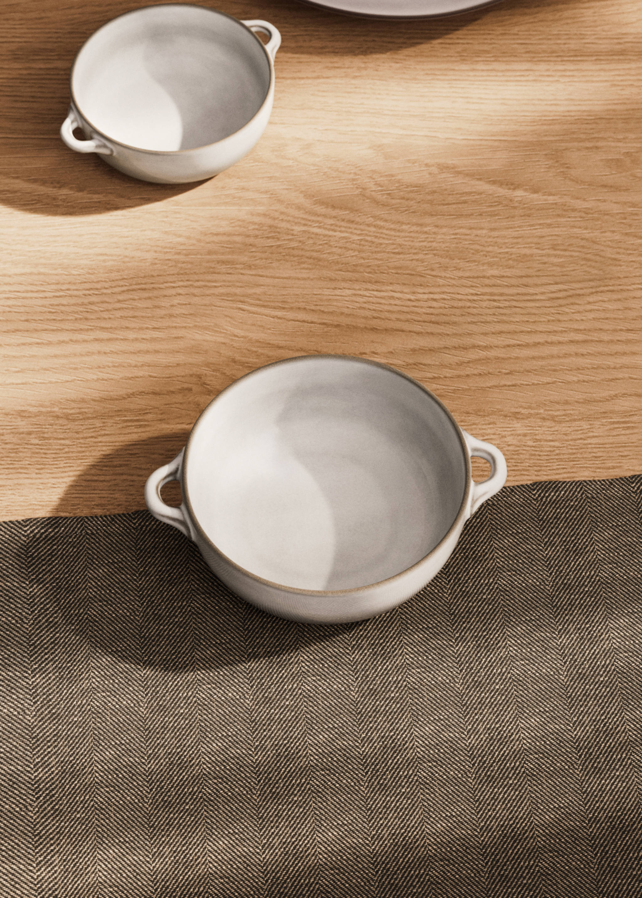 Bowl Steingut Kontrastkante mittel - Allgemeine Ansicht