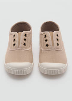 Elastic panel sneakers — Medium Brown 4