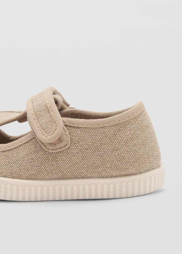 Velcro fastening strap sneakers — Sand