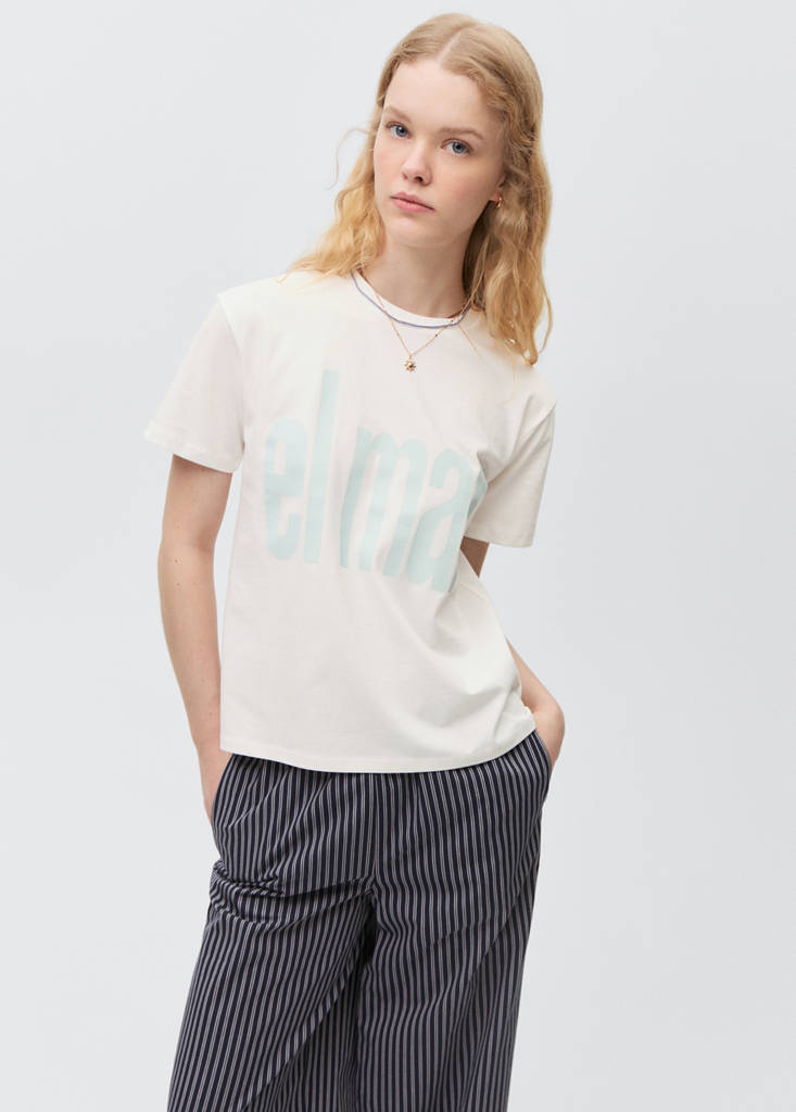 Message cotton T-shirt — Off White