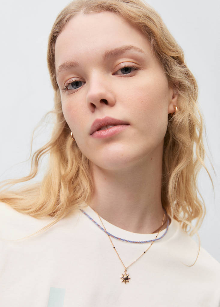 Message cotton T-shirt — Off White
