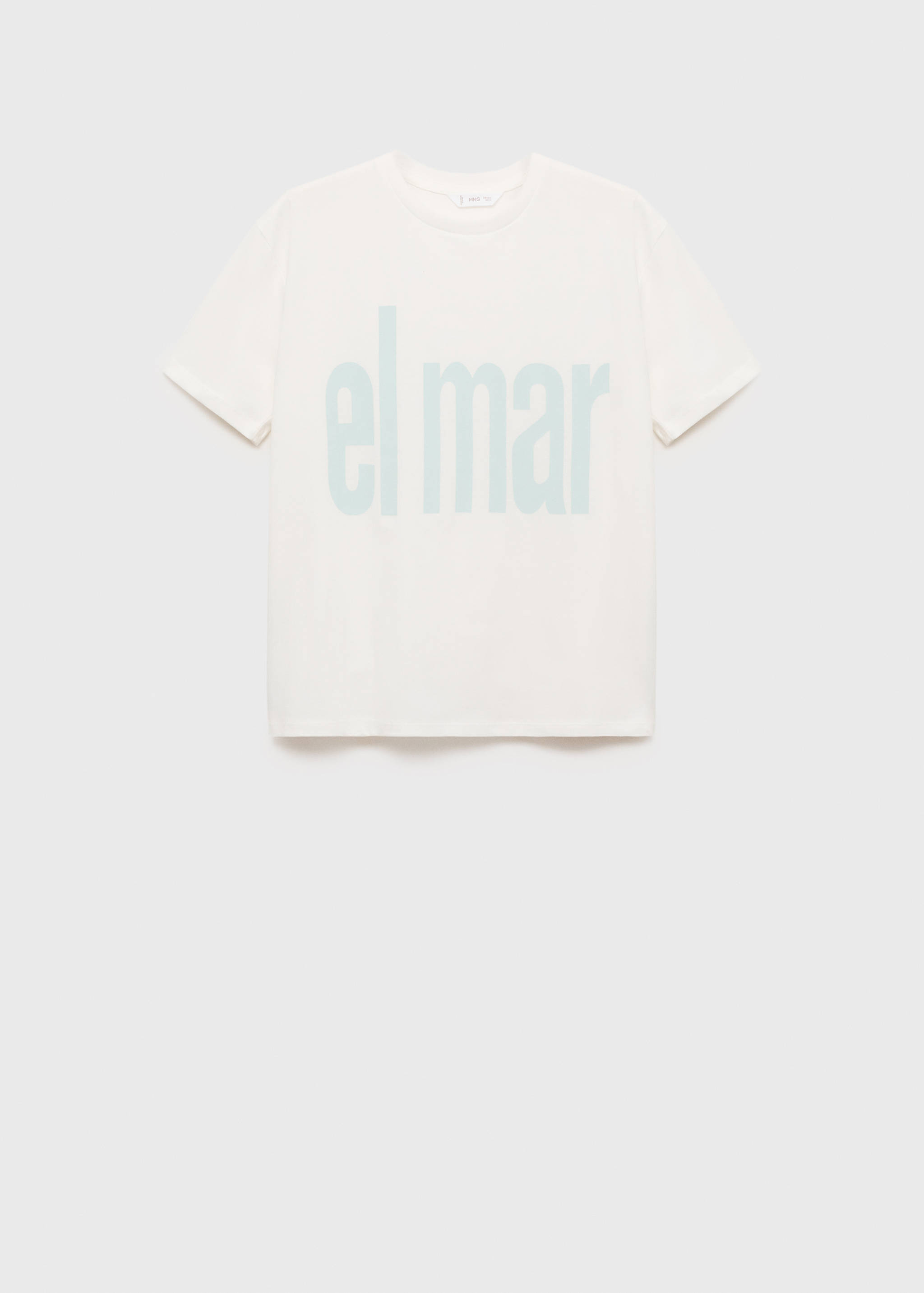 Camiseta algodón mensaje - Artículo sin modelo