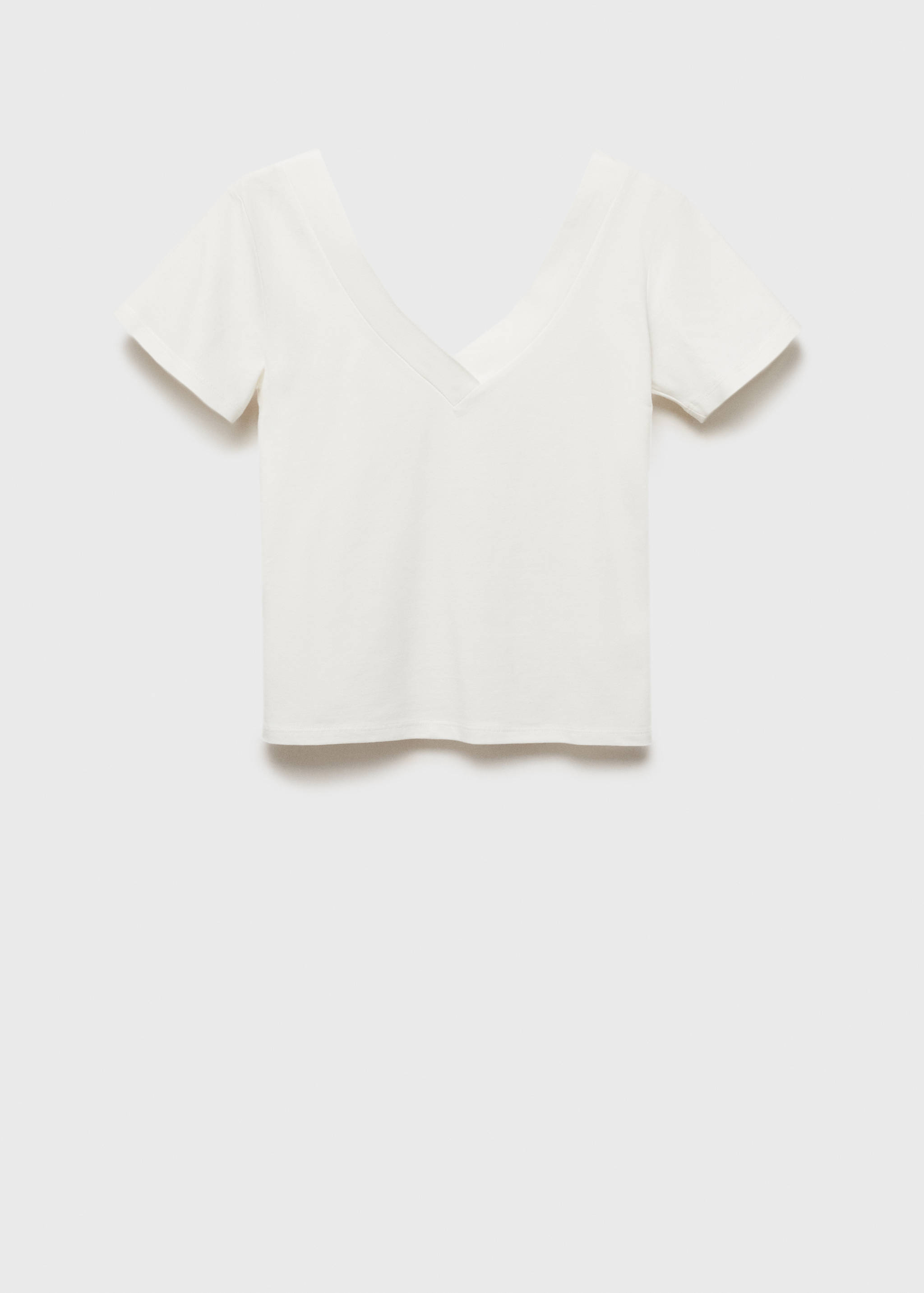 Halter-neck knitted top with fringe detail - Article without model