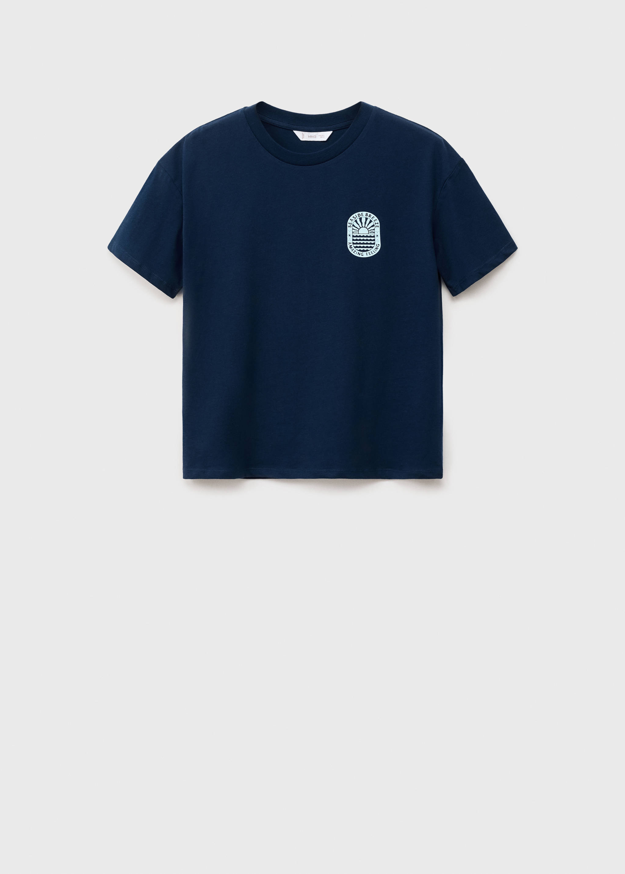 T-Shirt mit aufgedruckter Zeichnung - Artikel ohne Model