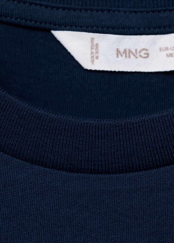 T-shirt with print drawing — Dark Navy