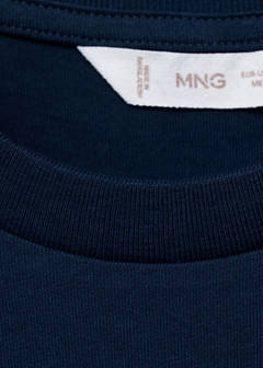 T-shirt with print drawing — Dark Navy 5