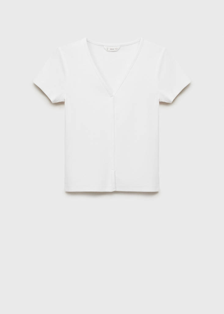 Seam detail T-shirt — Off White