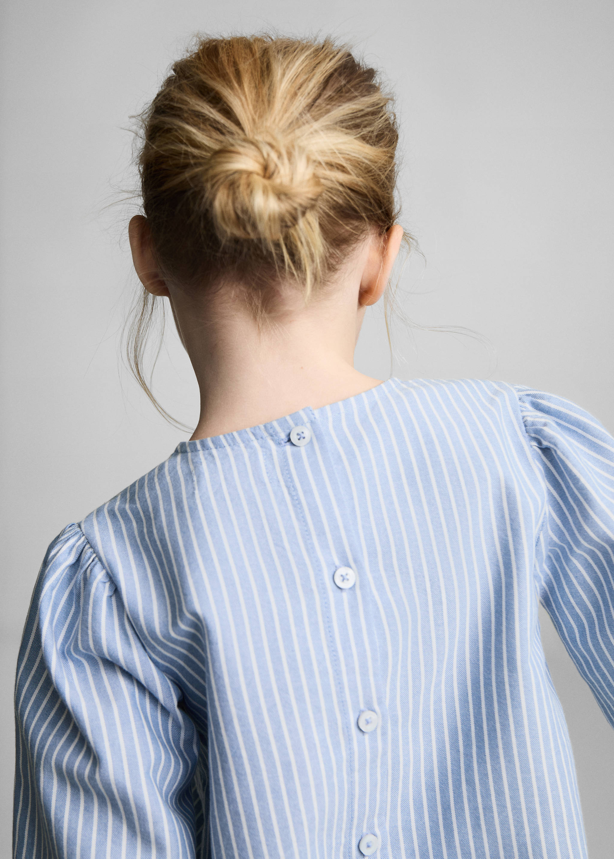 Blouse à rayures en coton - Verso de l’article