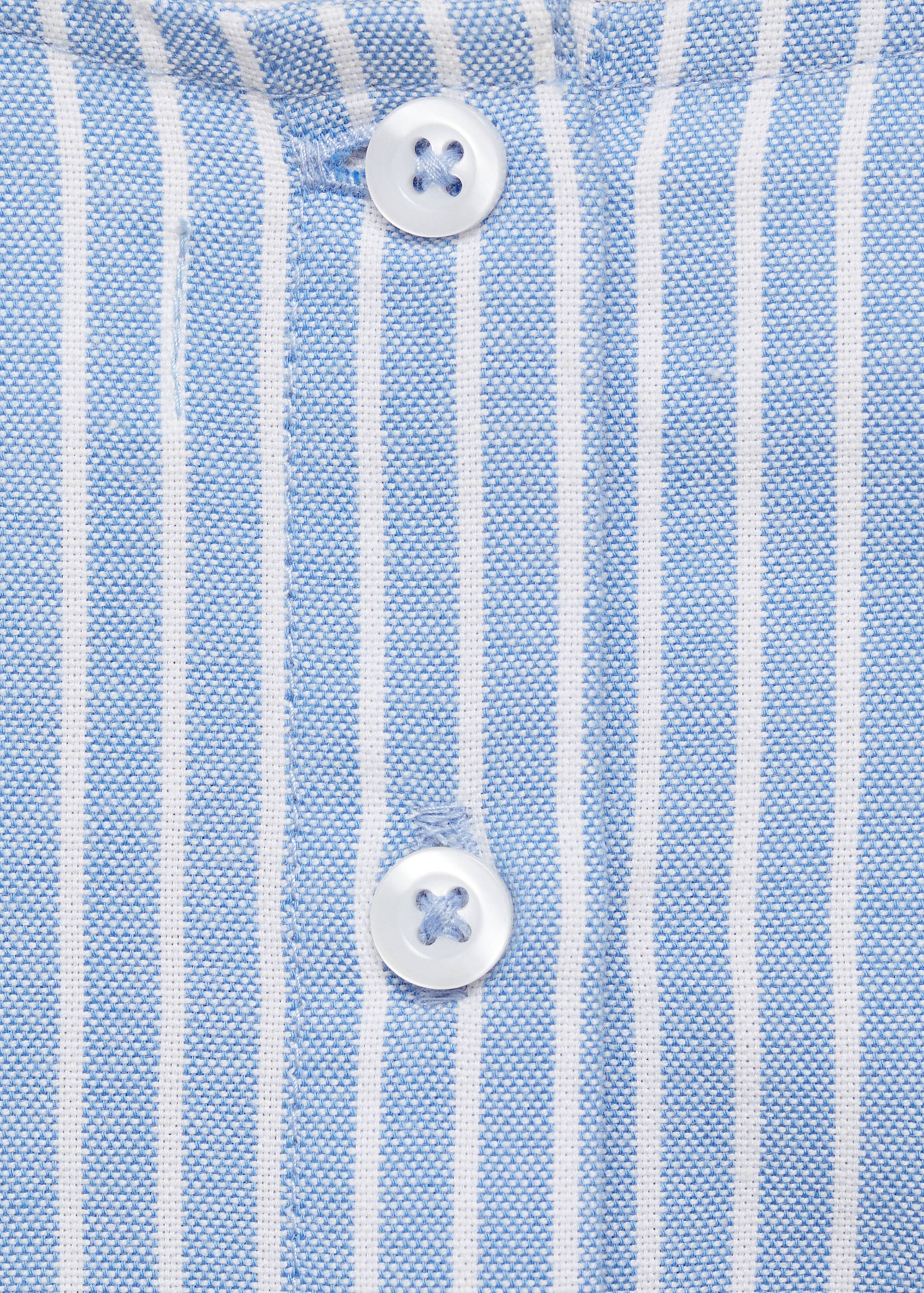 Blouse à rayures en coton - Détail de l'article 0
