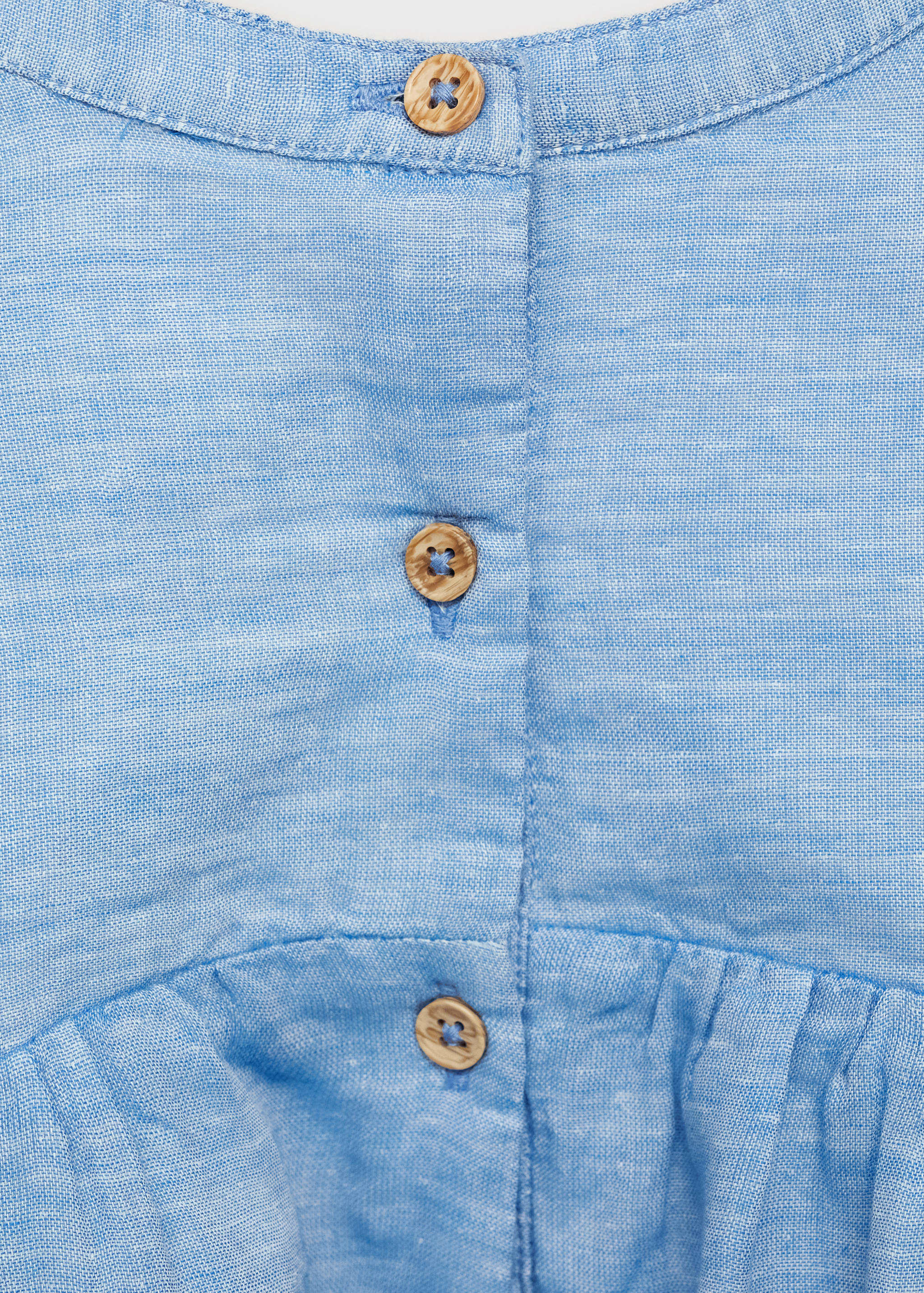 Embroidered cotton dress - Details of the article 0