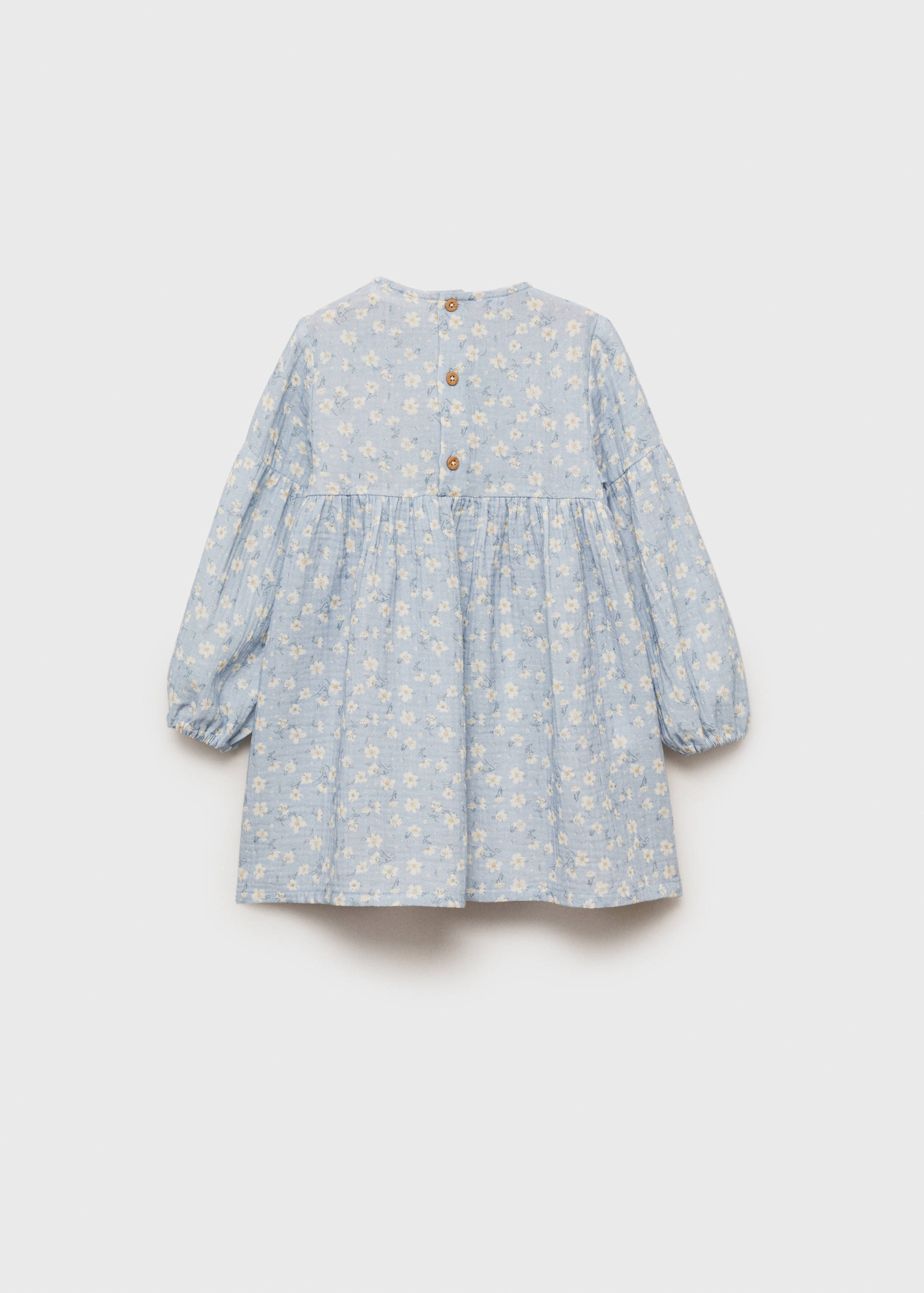 Flower print dress - Reverse of the article