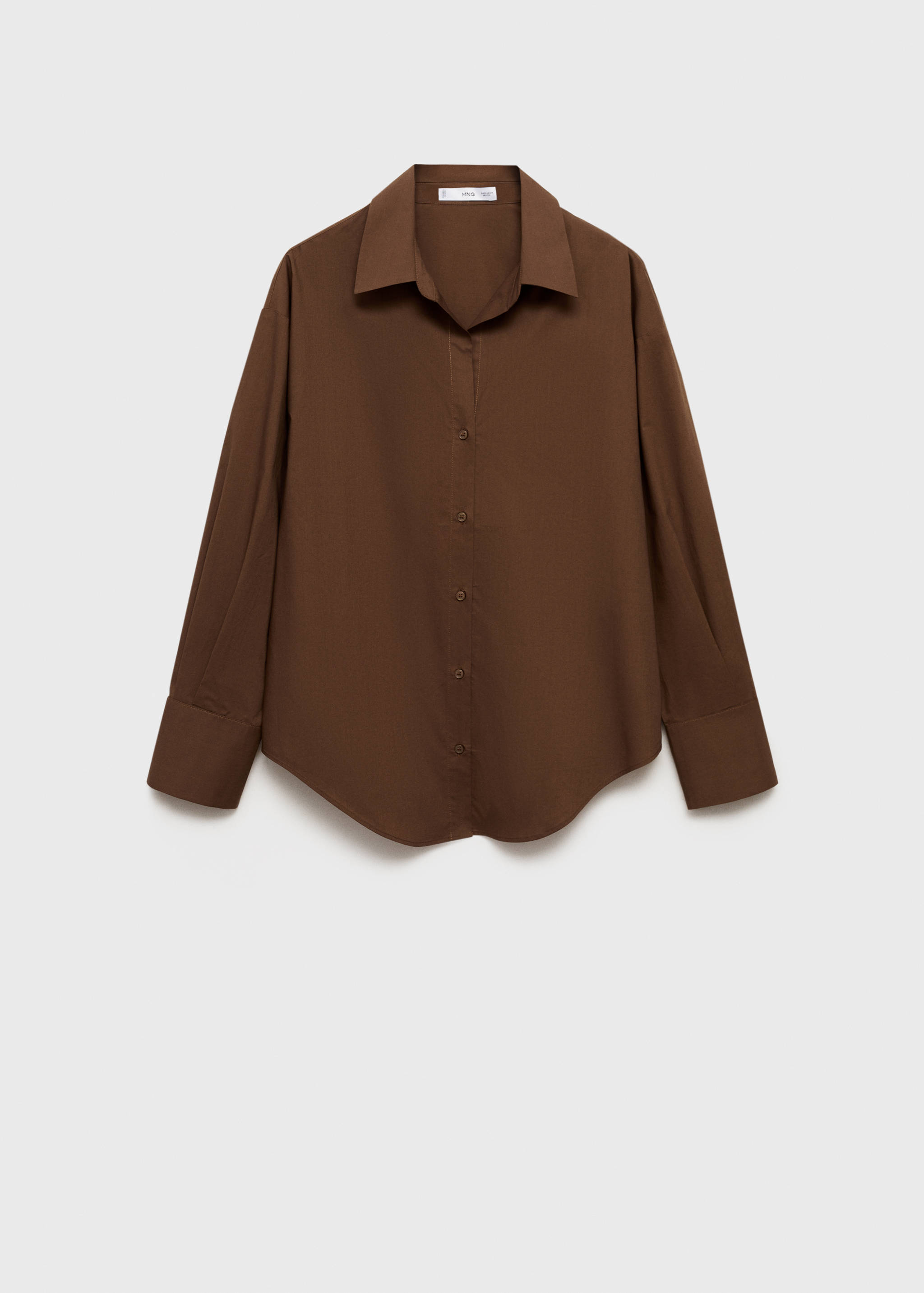 100% cotton straight-fit shirt - Article without model