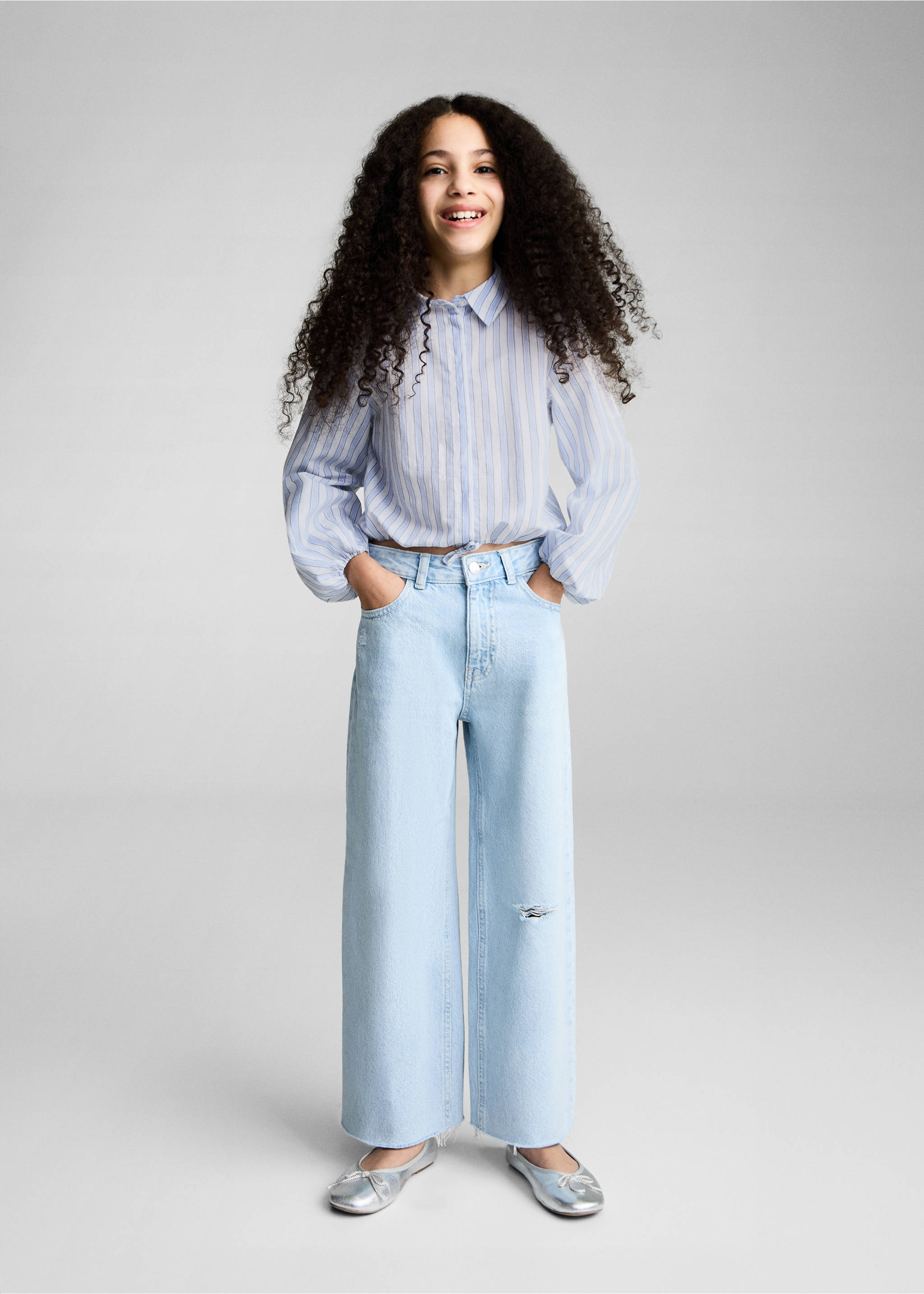 Chemise taille réglable - Plan général, Bleu. Ref: 87024807-00.