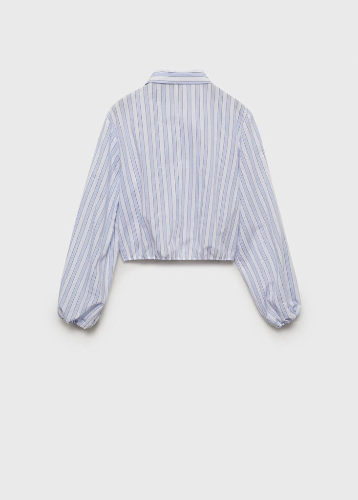 Shirt with adjustable waist — Blue