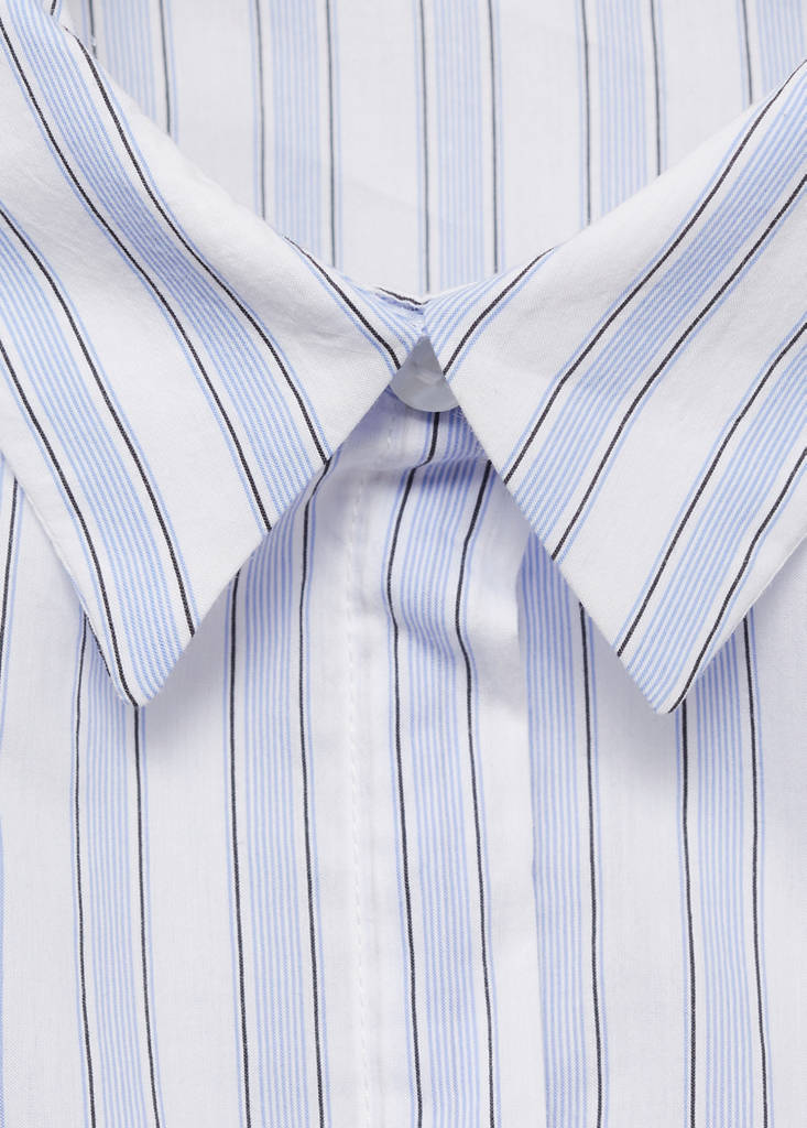 Shirt with adjustable waist — Blue