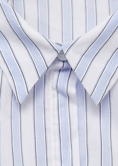 Shirt with adjustable waist — Blue 5