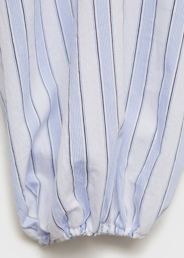 Shirt with adjustable waist — Blue