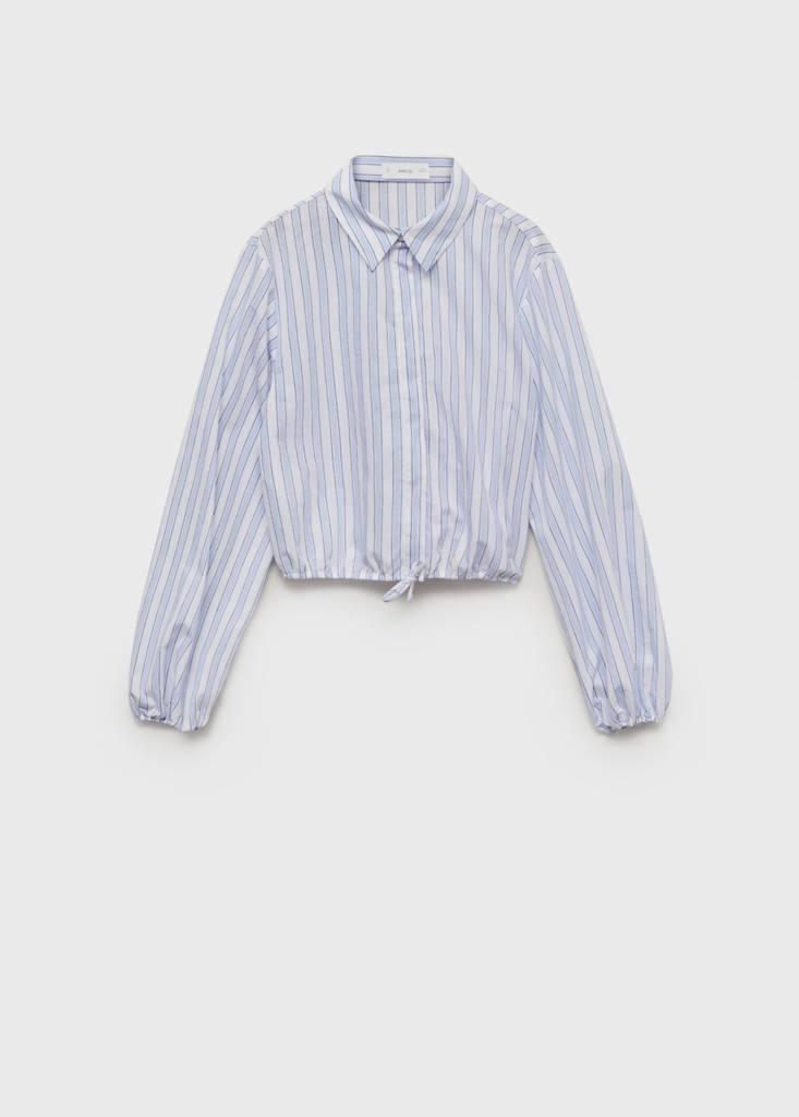 Shirt with adjustable waist — Blue