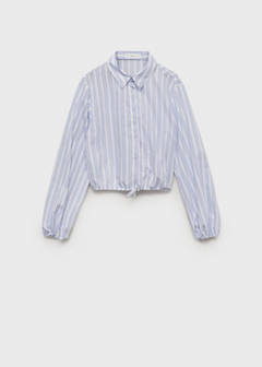 Shirt with adjustable waist — Blue 3
