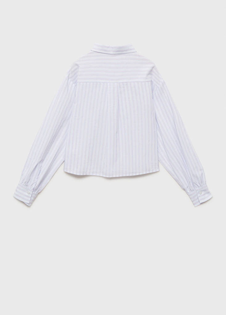 Pocket striped shirt — Sky Blue