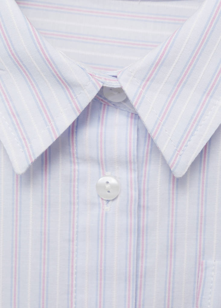 Pocket striped shirt — Sky Blue