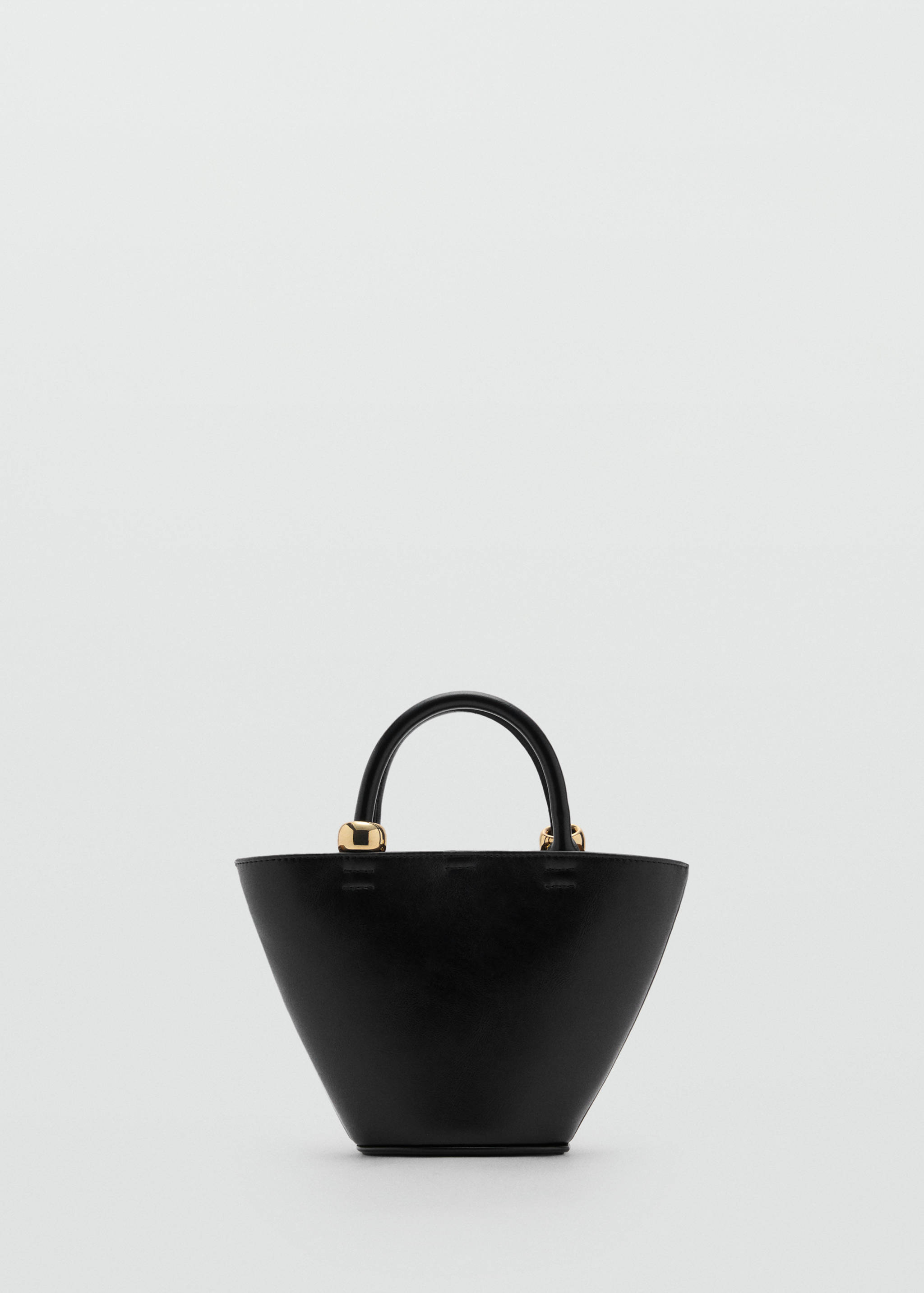 Mini shopper bag with metallic detail - Article without model