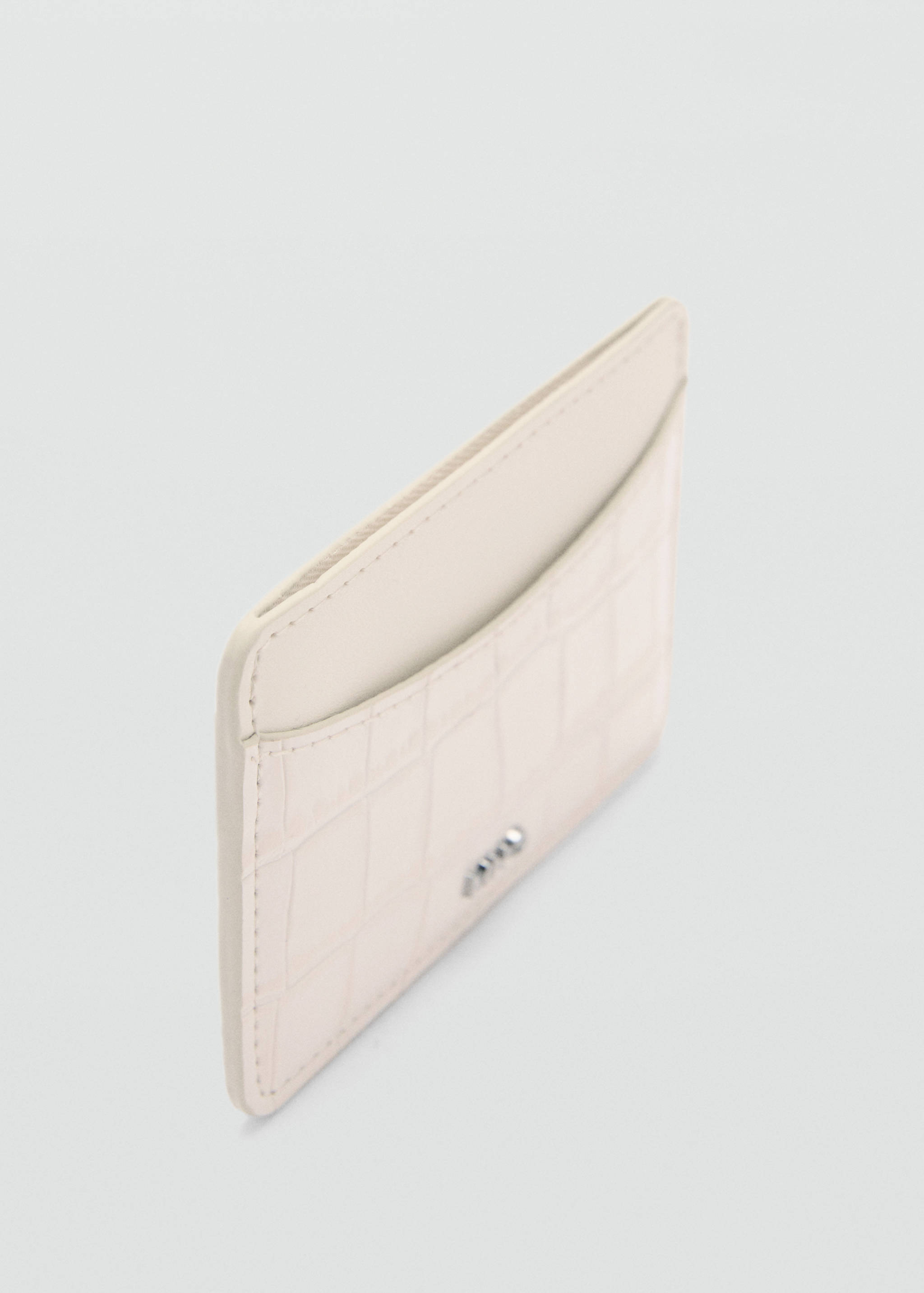 Coco faux-leather card holder - Medium plane