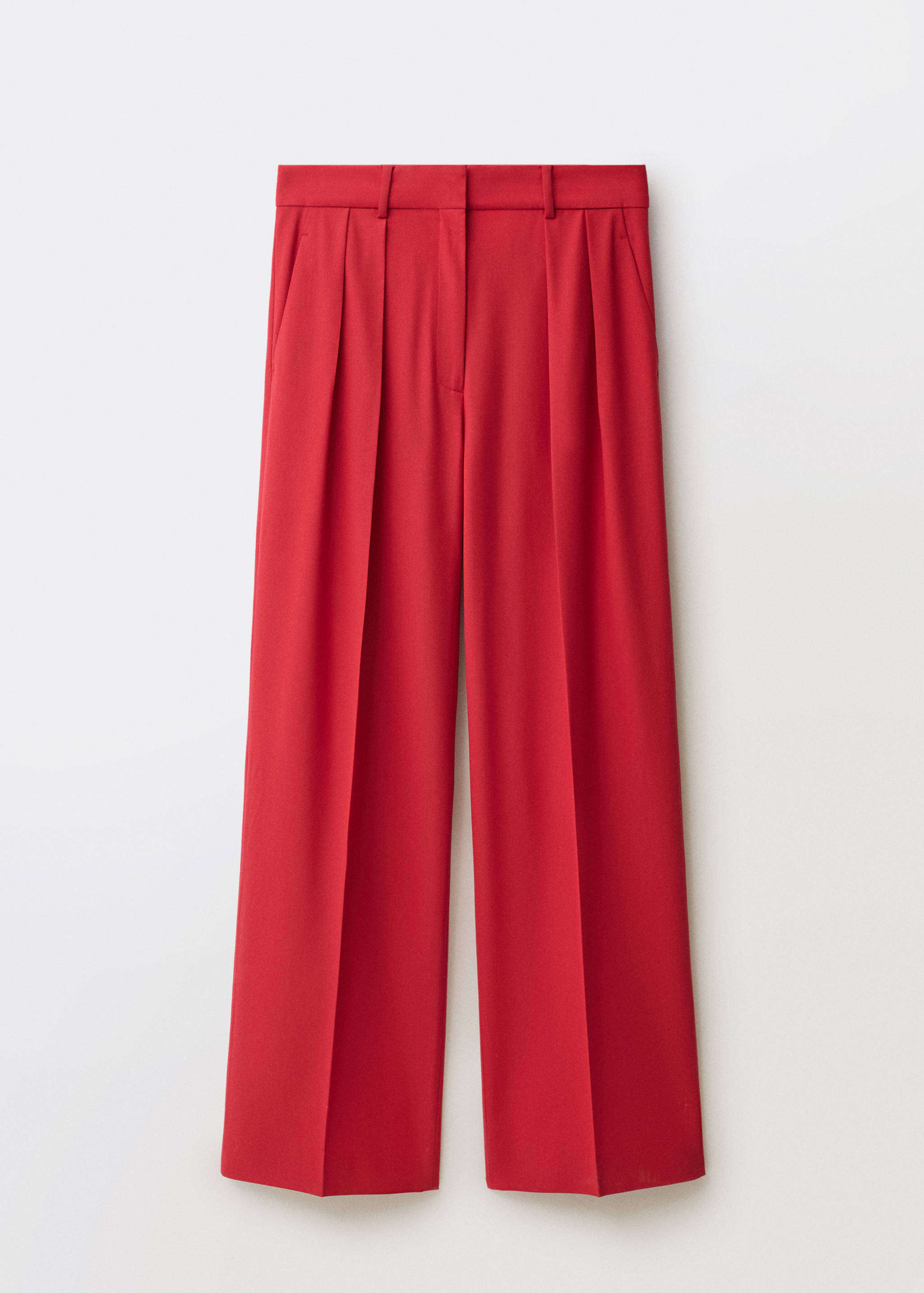 Wide leg wool-blend suit pants - Article without model