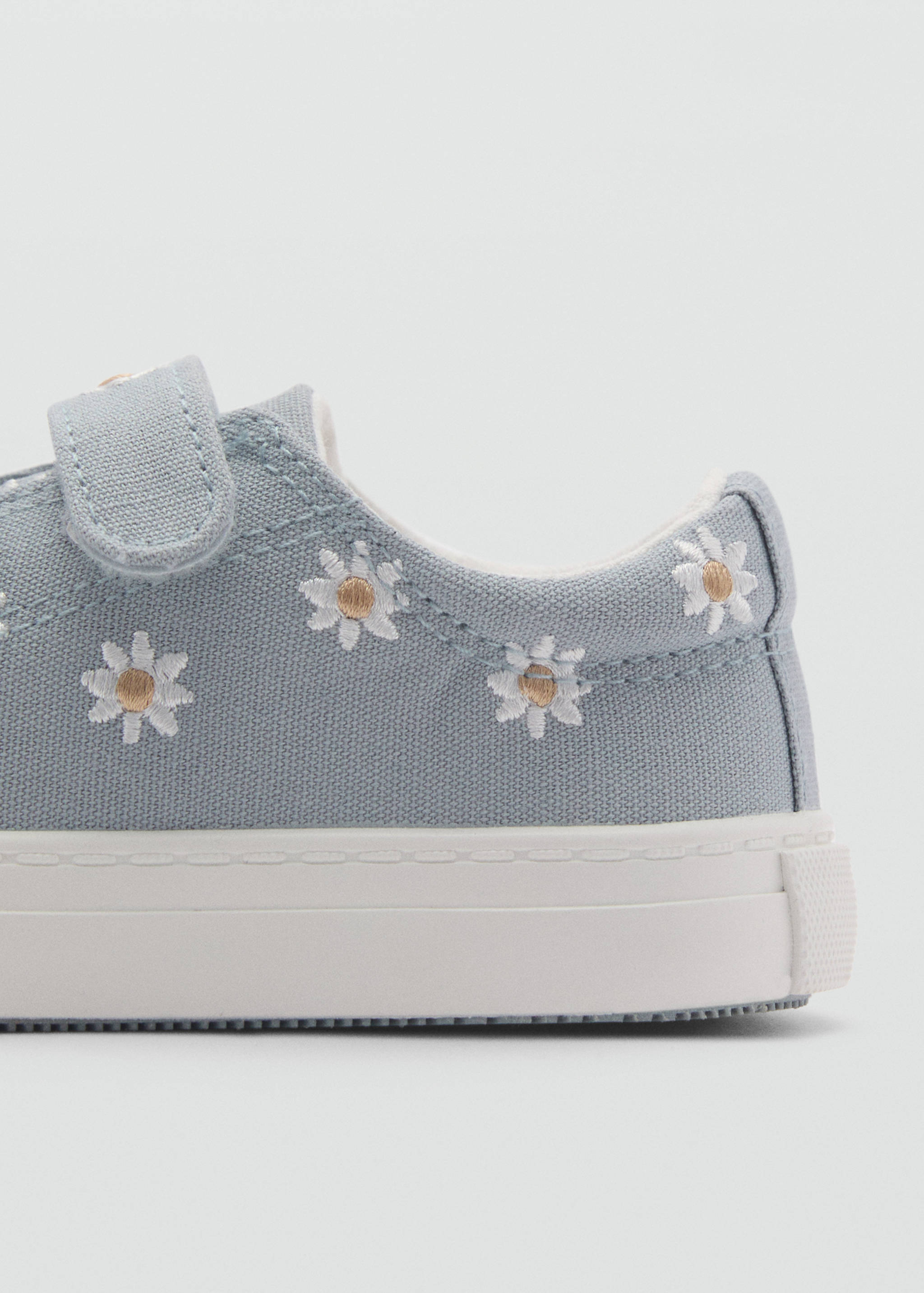 Floral-embroidered sneakers - Details of the article 1