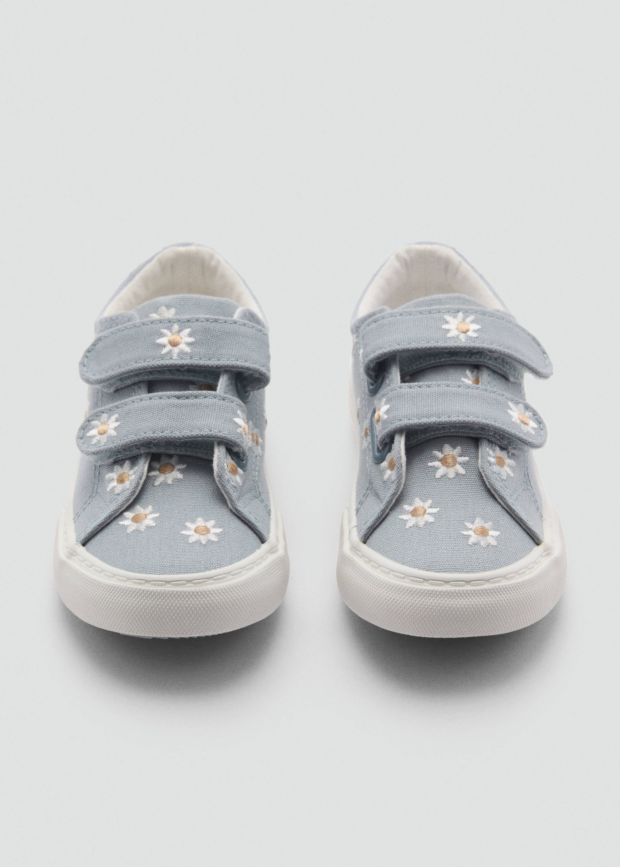 Floral-embroidered sneakers - Details of the article 2