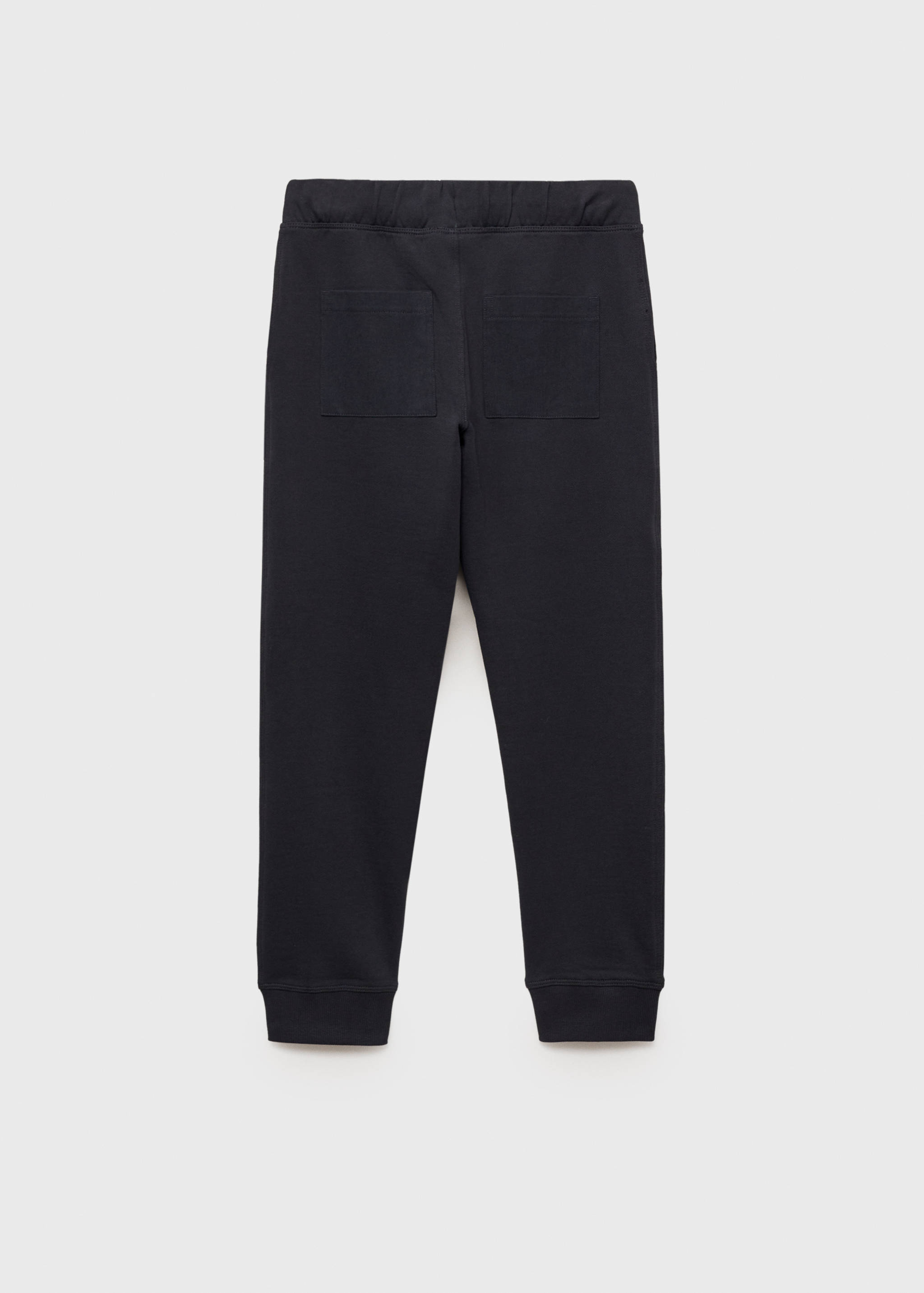 Cotton jogger-style trousers - Reverse of the article
