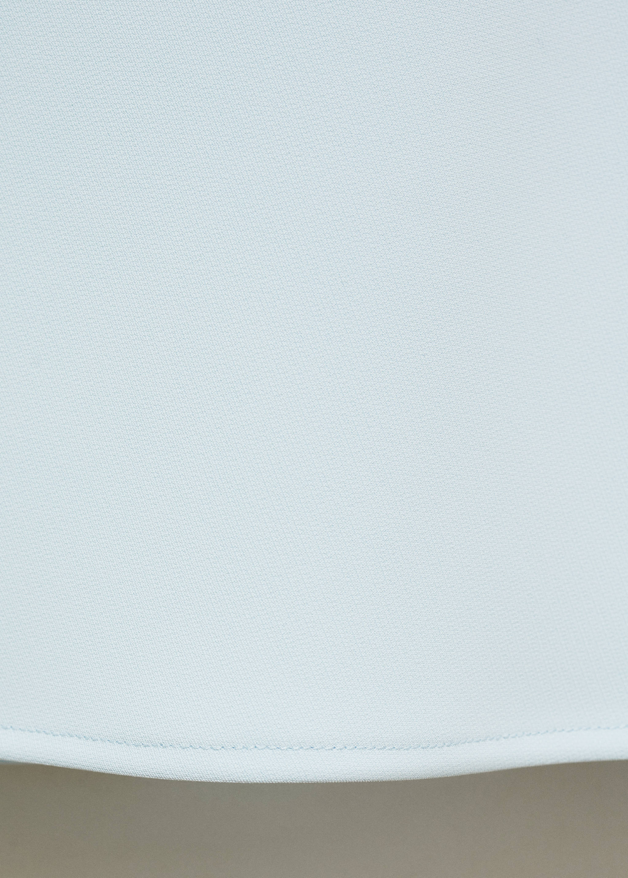 Vestido satinado espalda drapeada - Detalle del artículo 0