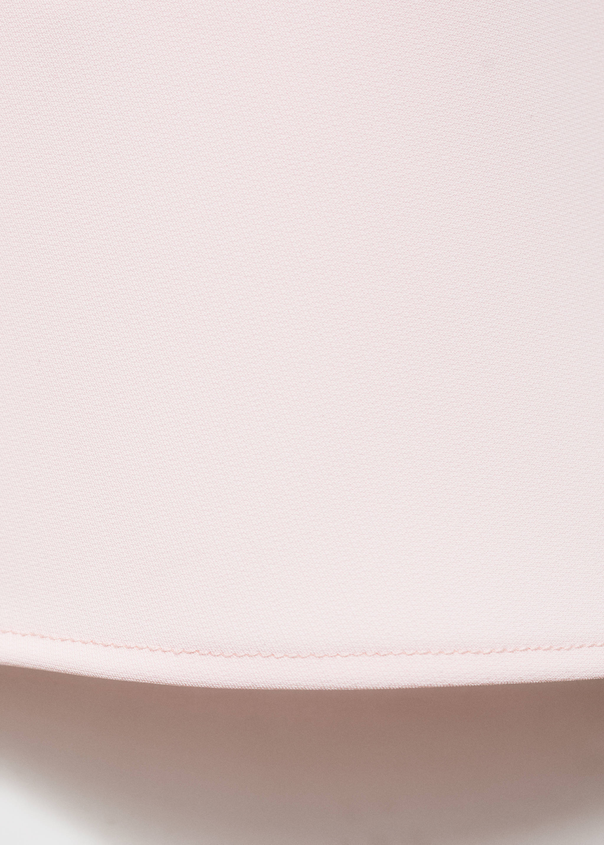 Vestido satinado espalda drapeada - Detalle del artículo 0