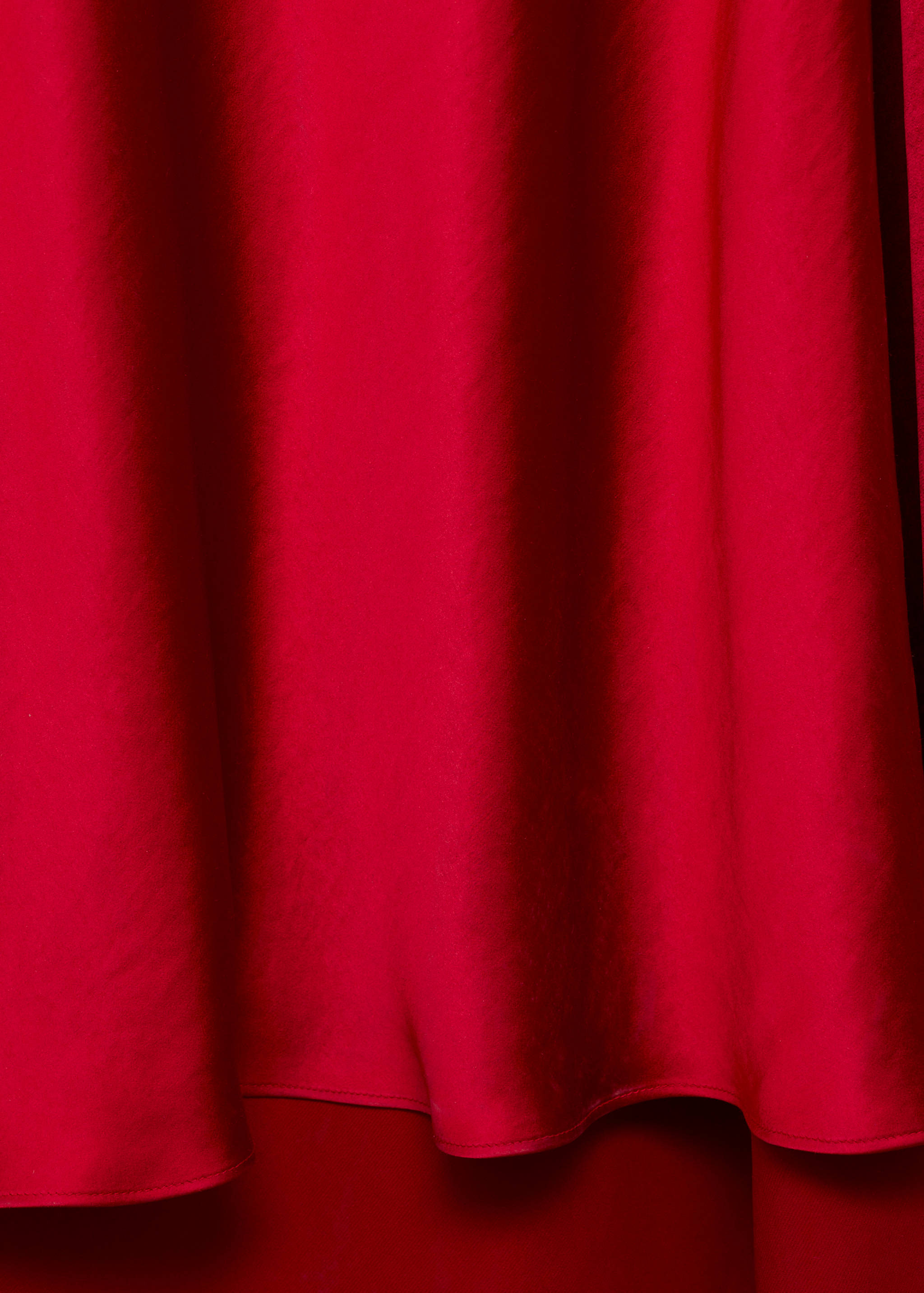 Open-back satin-effect dress - Details of the article 0