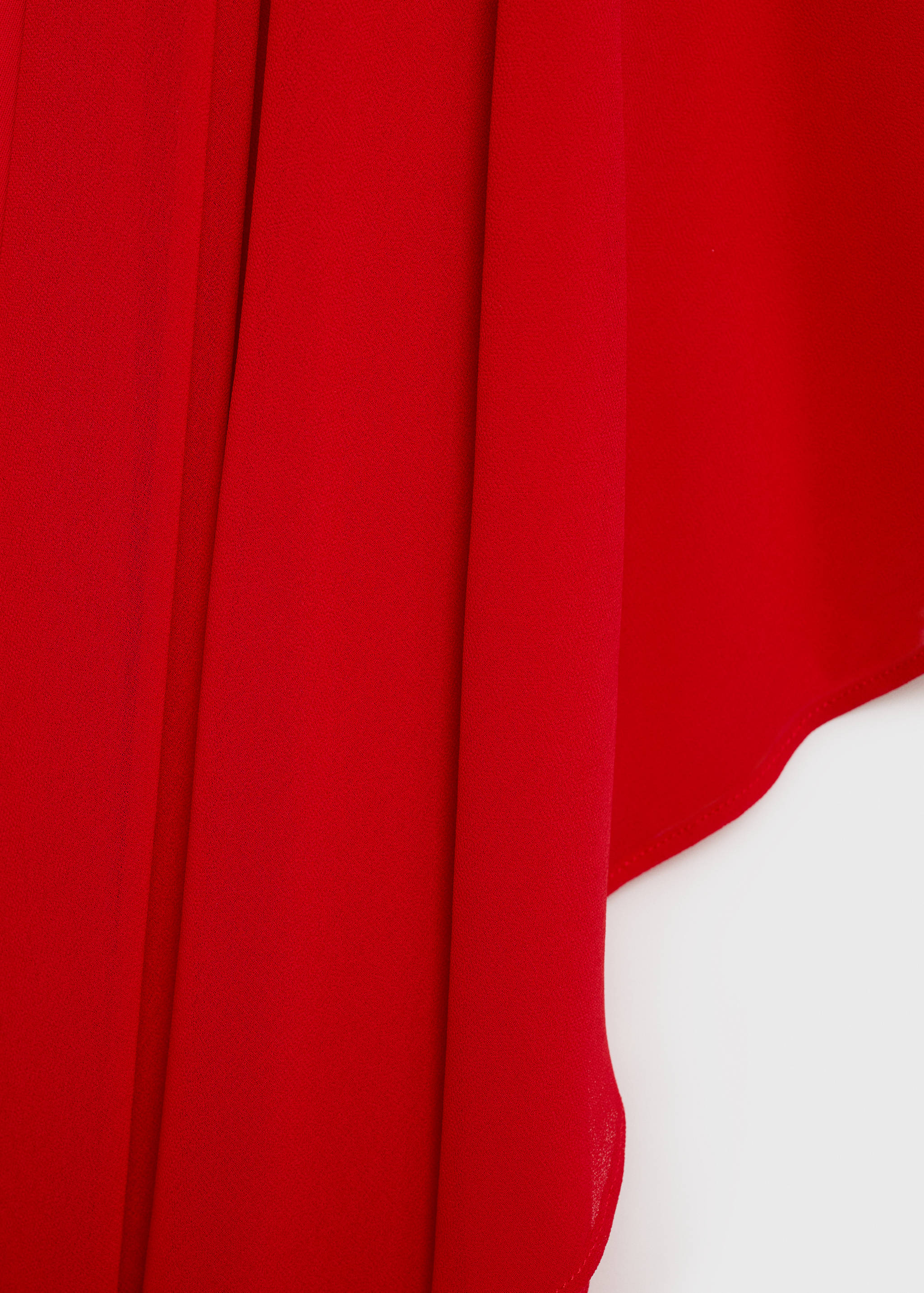 Asymmetrical dress with flared sleeves - Details of the article 8