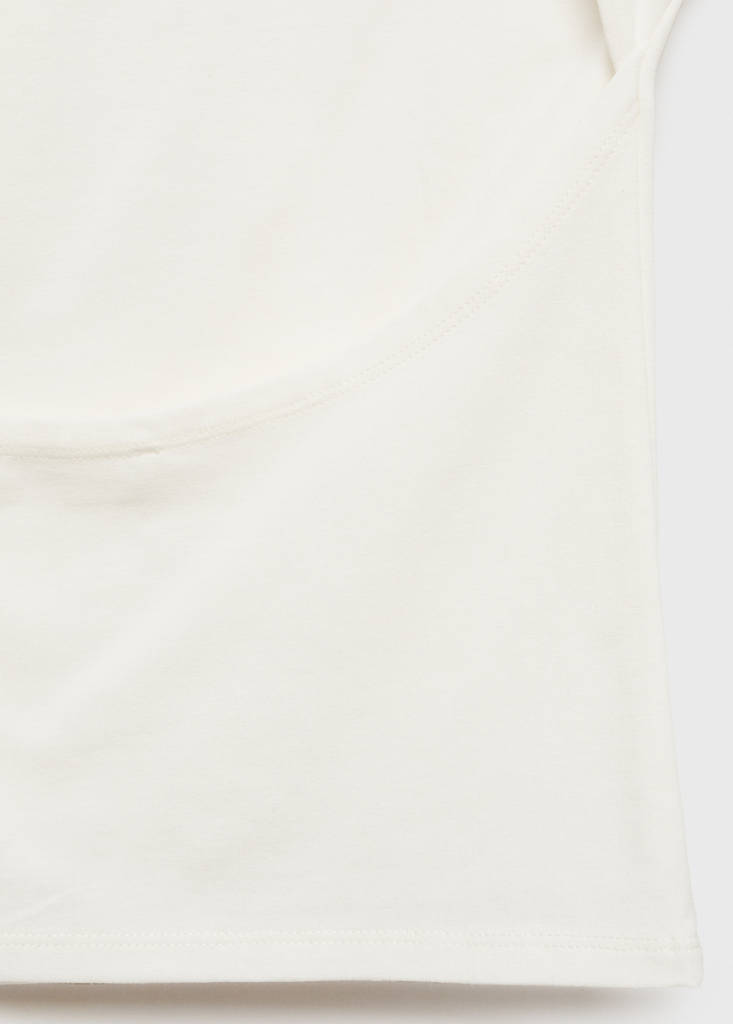 T-shirt with open back — Off White