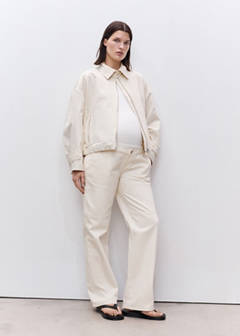 Maternity wide leg jeans — Off White 2