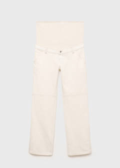 Maternity wide leg jeans — Off White 5