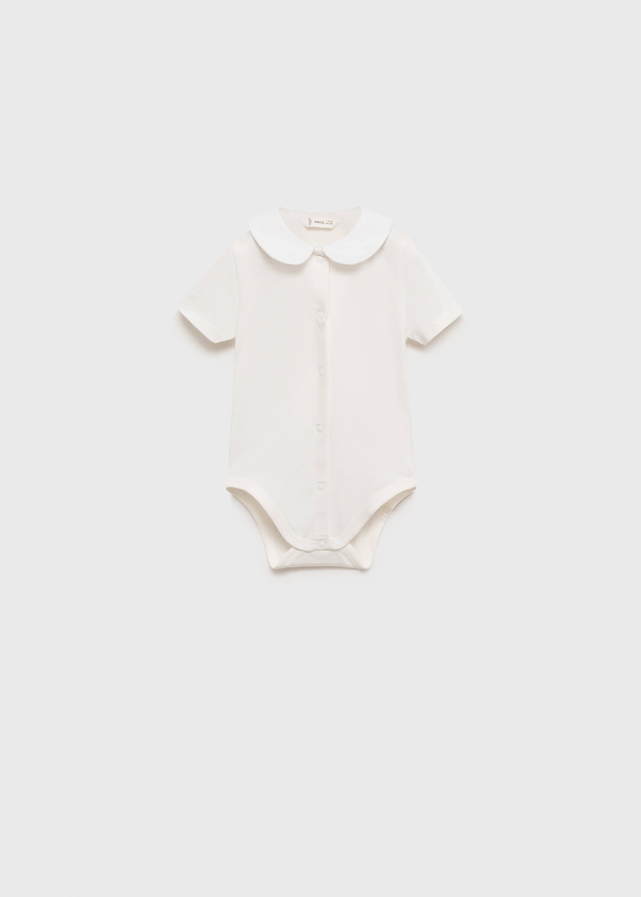 Baumwoll-Body mit Bubikragen - Artikel ohne Model