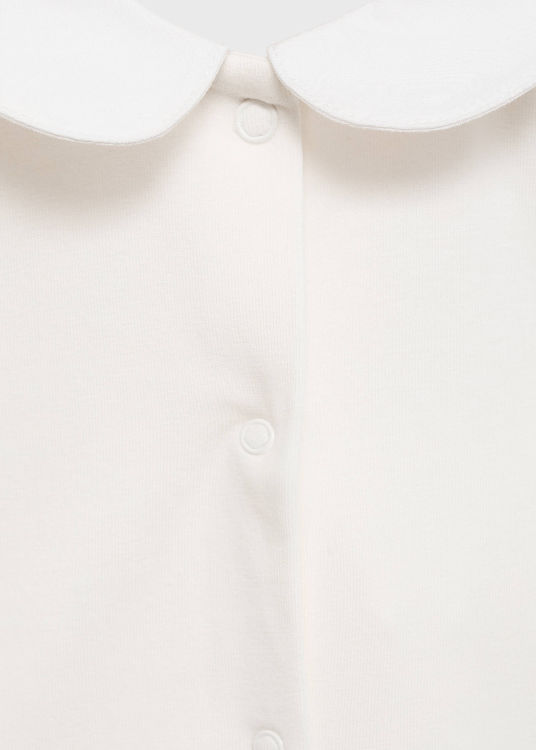 Baumwoll-Body mit Bubikragen - Detail des Artikels 8