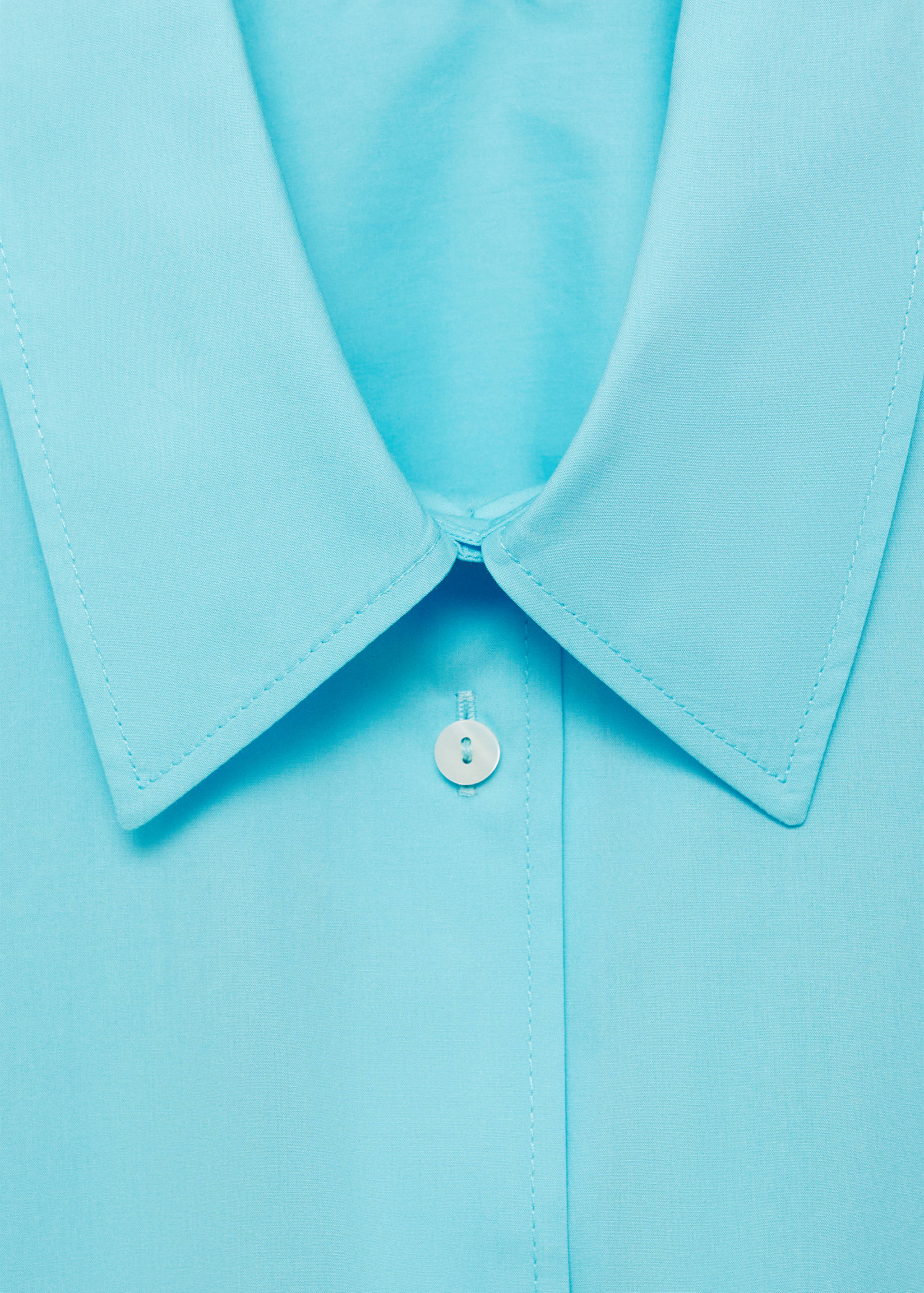 Oversize poplin shirt - Details of the article 8