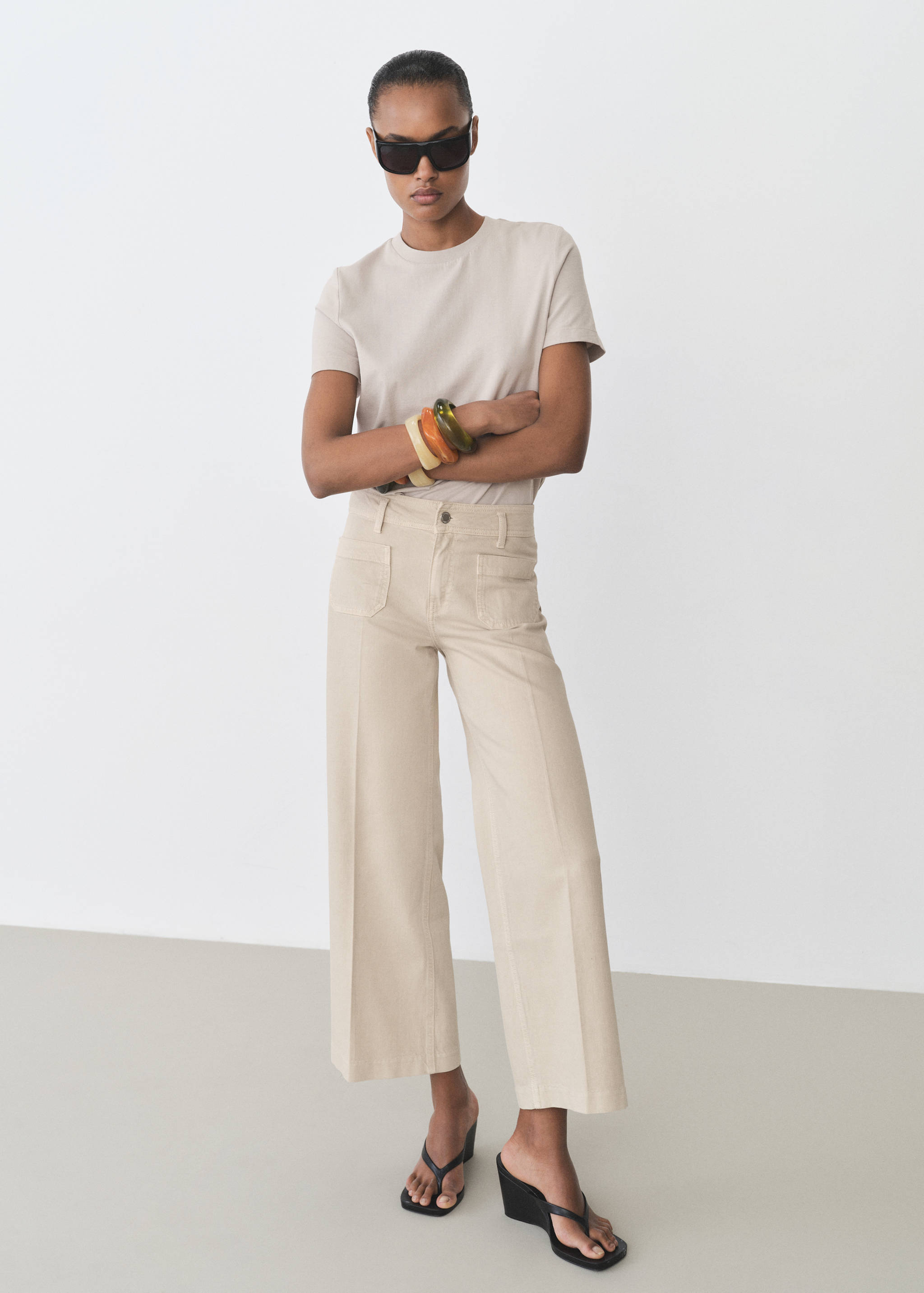 Short-sleeved cotton t-shirt - General plane