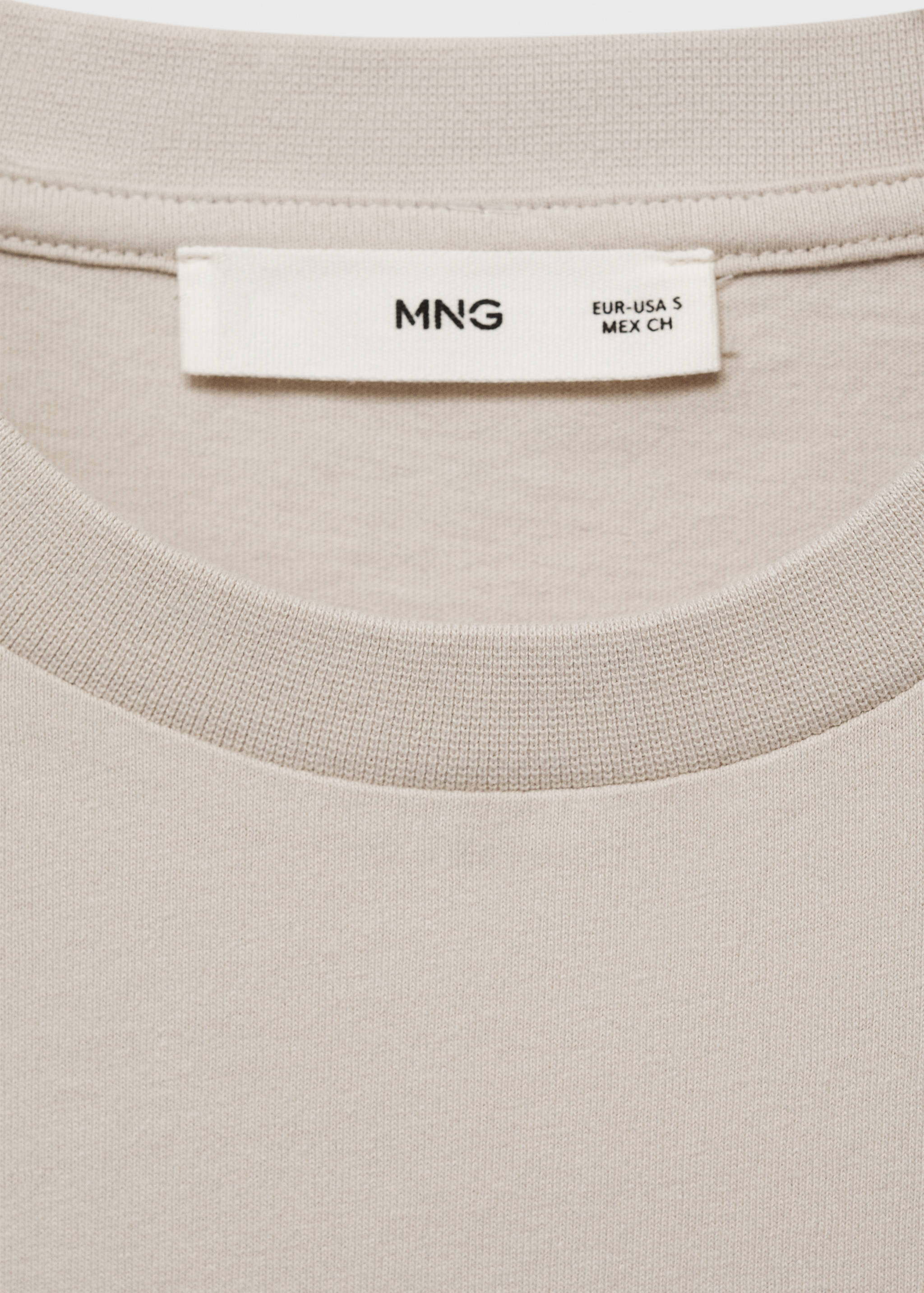 Short-sleeved cotton t-shirt - Details of the article 8
