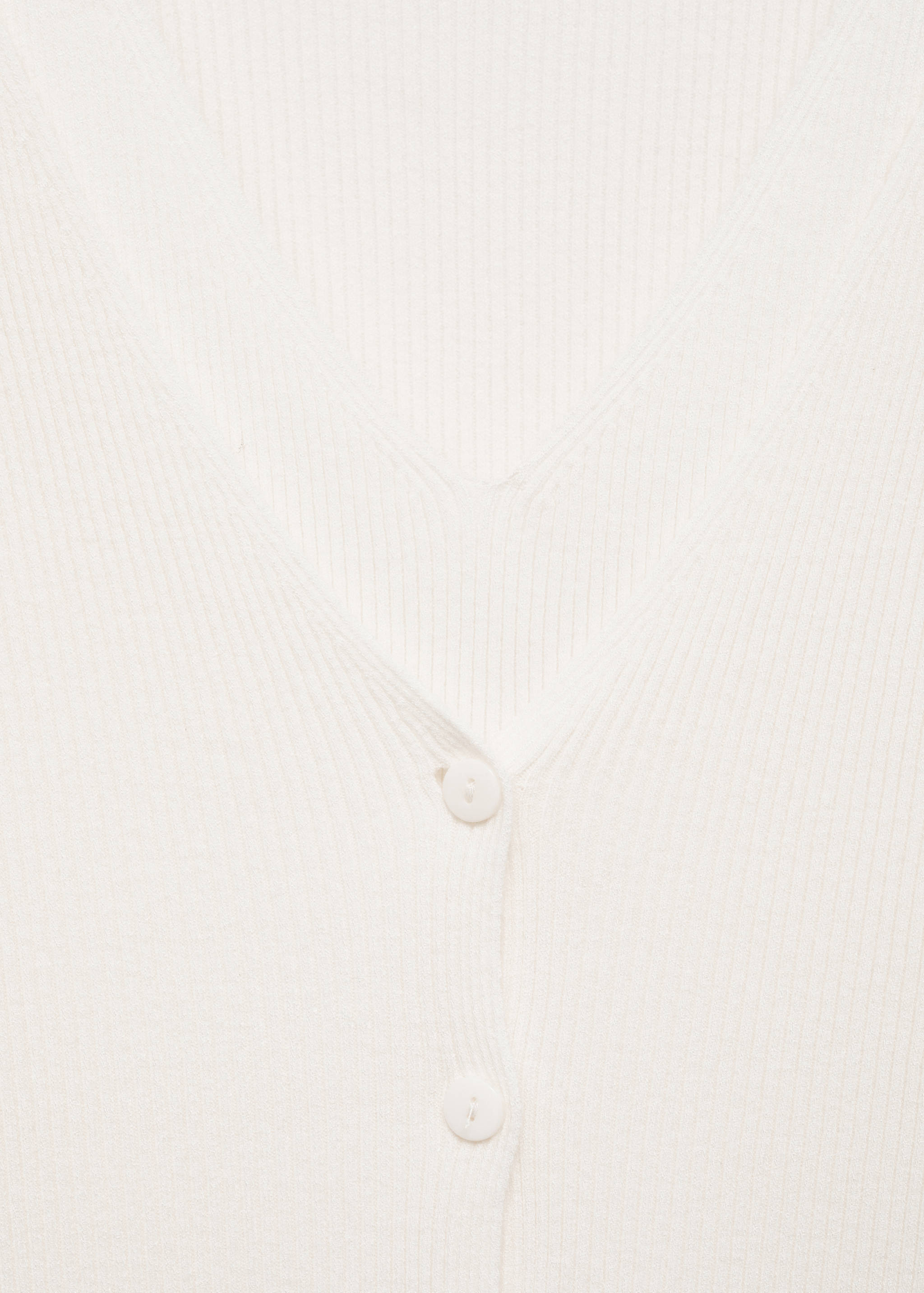 Cardigan de malha com decote em V combinado - Pormenor do artigo 8