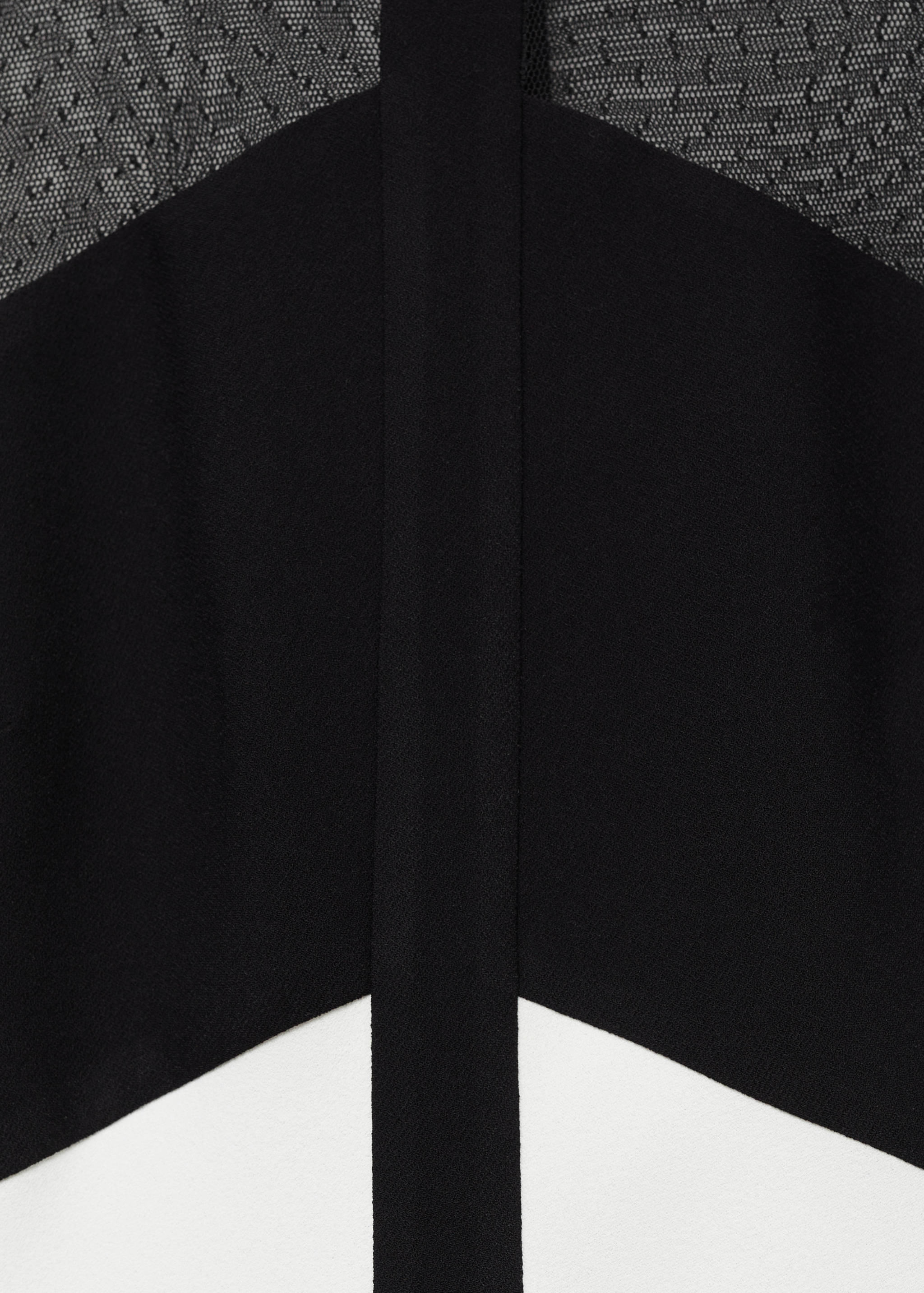 Two-tone panel dress - Details of the article 8